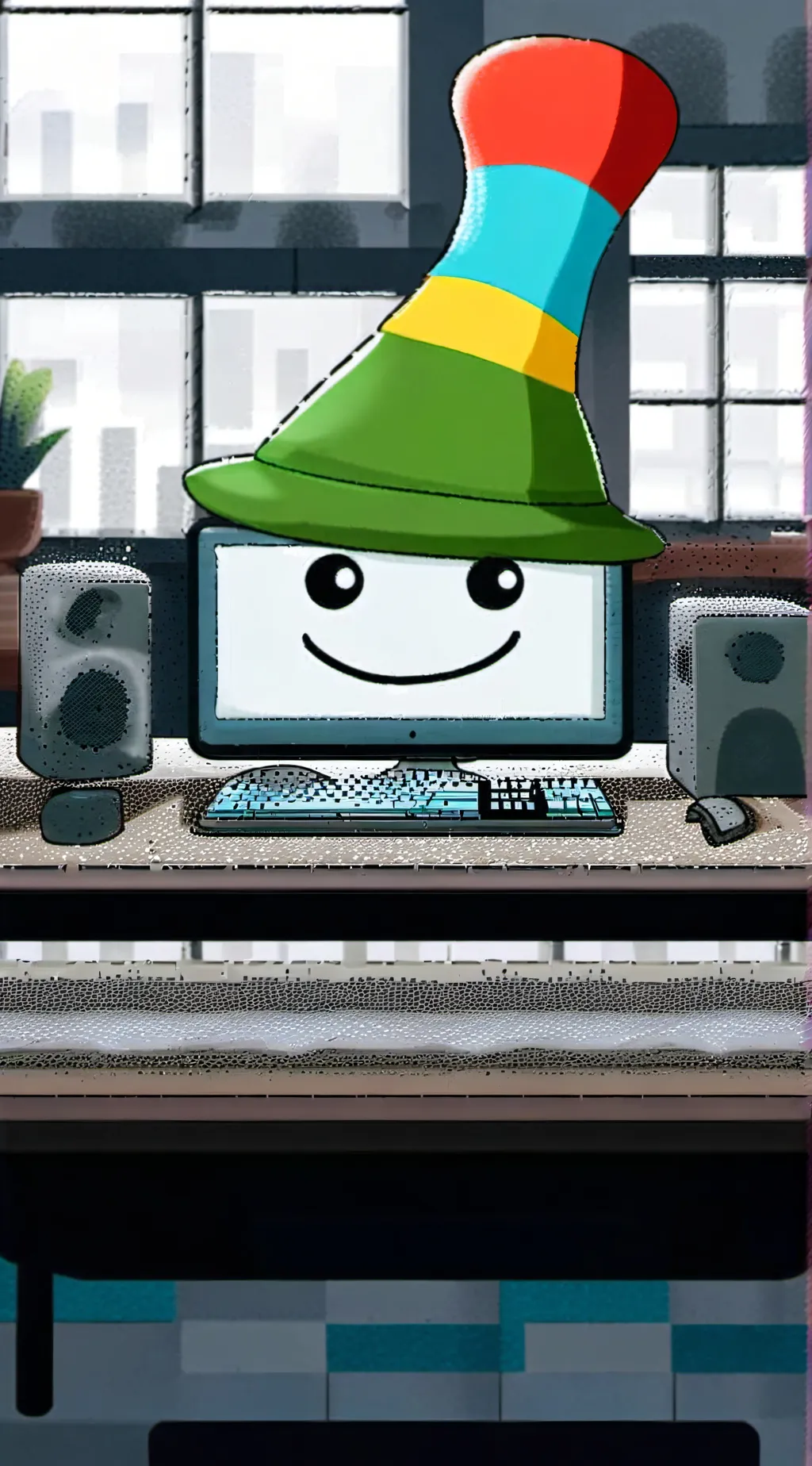 ai character: Mr. Fun Computer! background