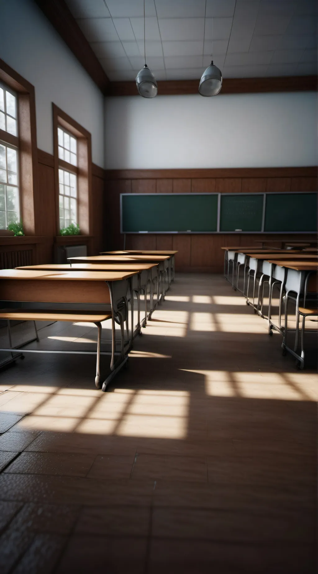 ai character: Online school background