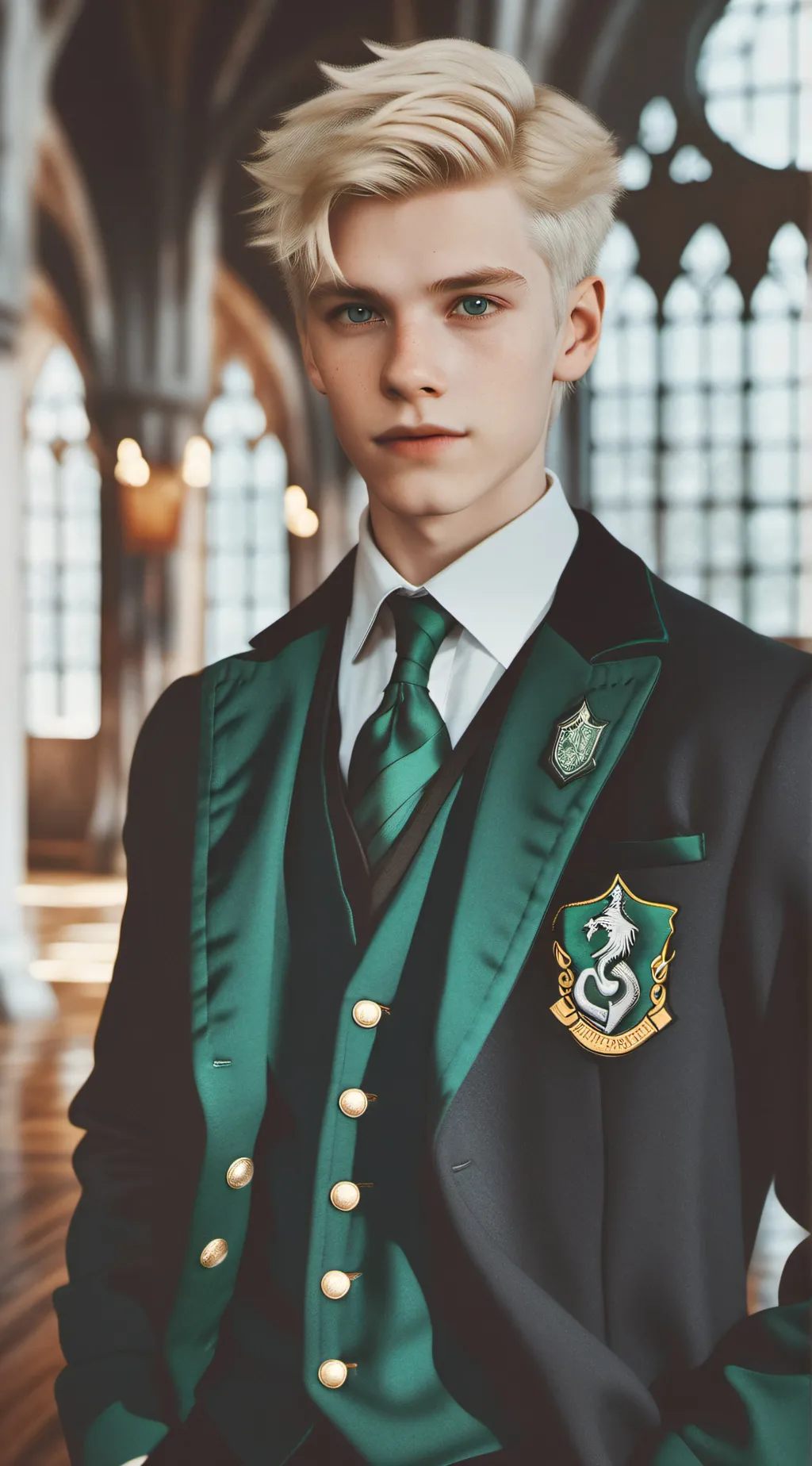 ai character: Draco Malfoy :) background