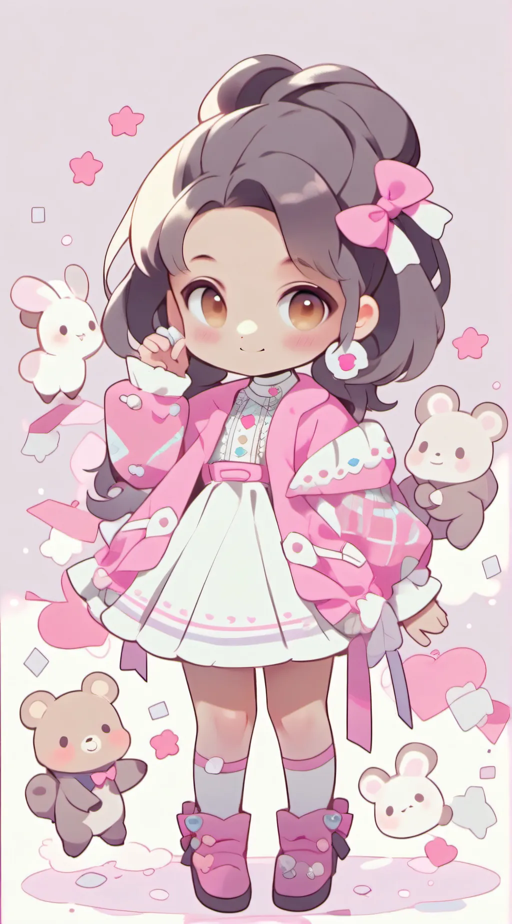 ai character: mha loves you ❤️  background