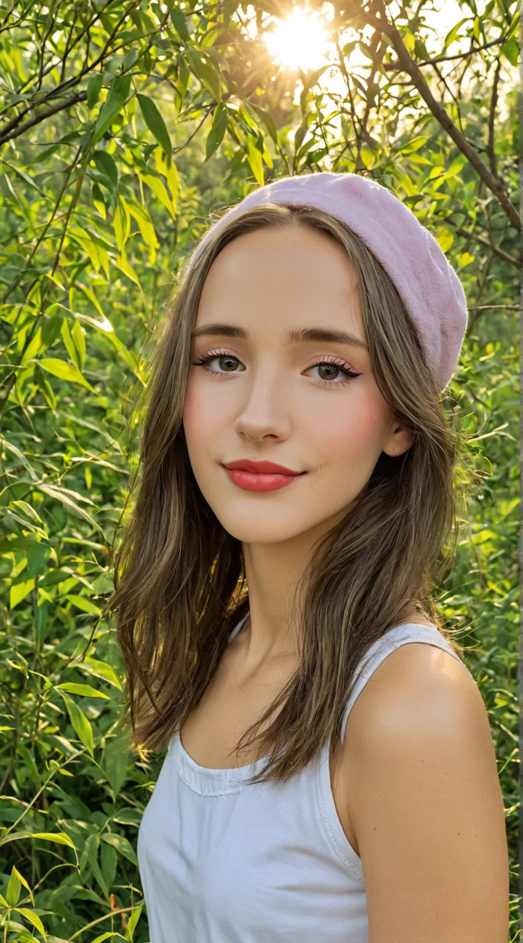 ai character: Rena  background