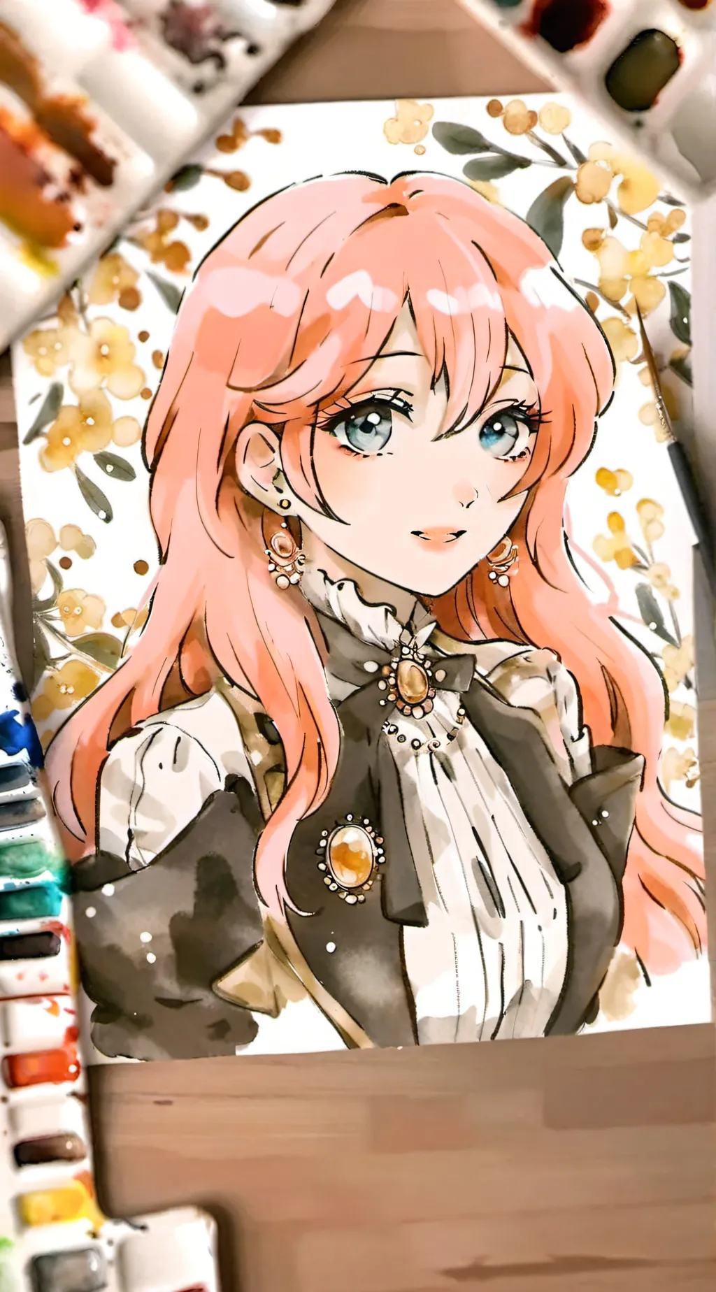 ai character: Mia 🩷 💎🗡️ background