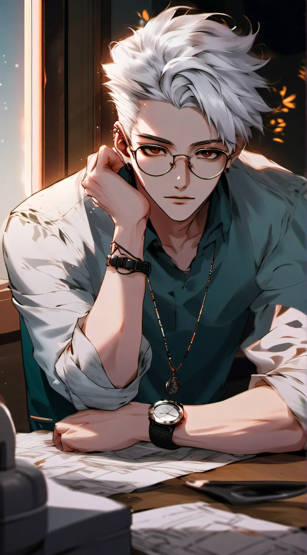 ai character: hyunwoo-pyeon background