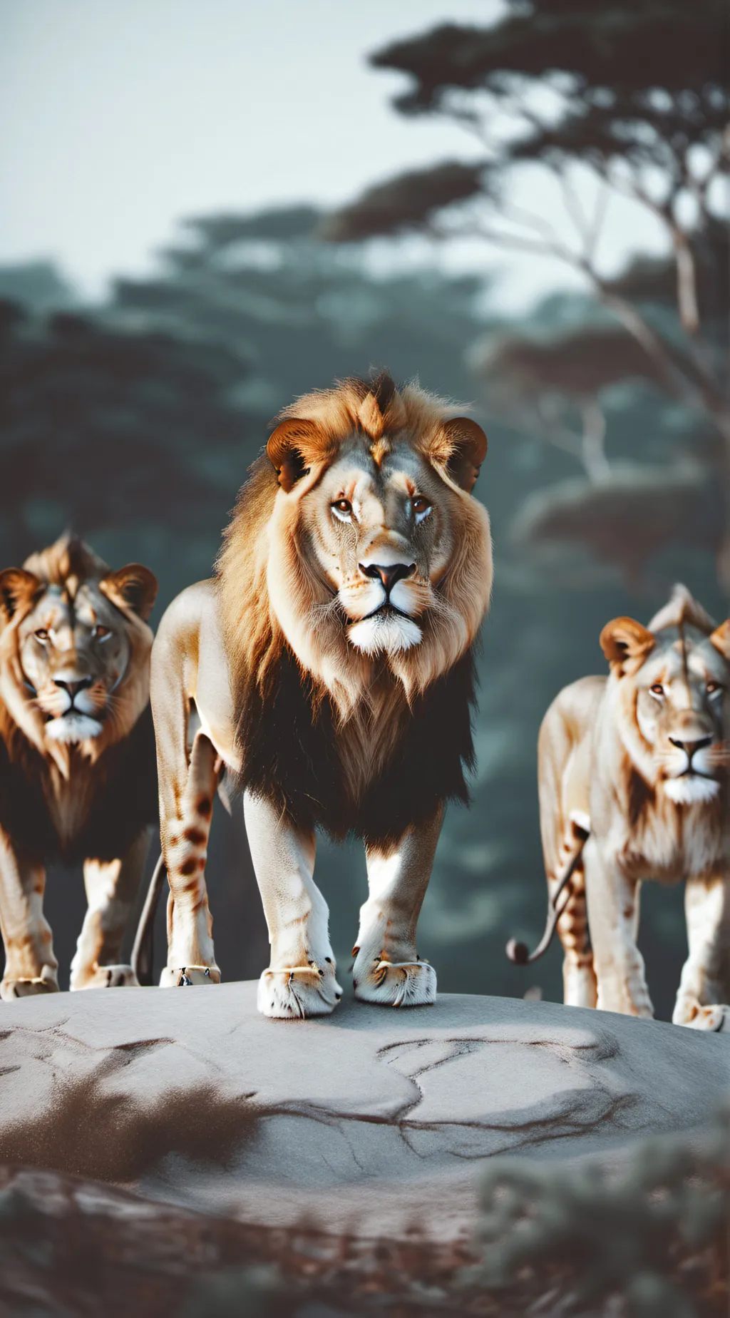 ai character: Lion pride rp  background