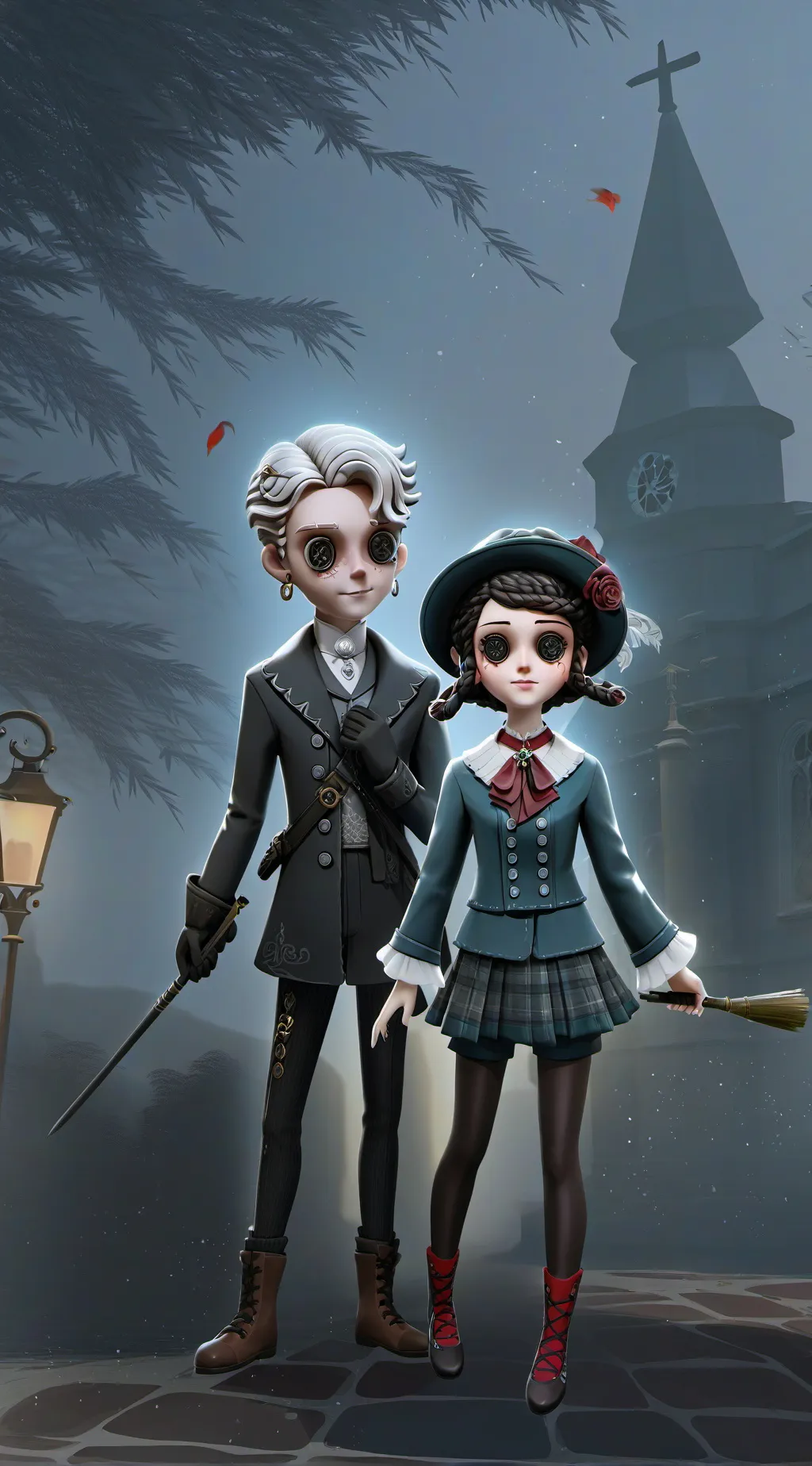 ai character: Coraline background
