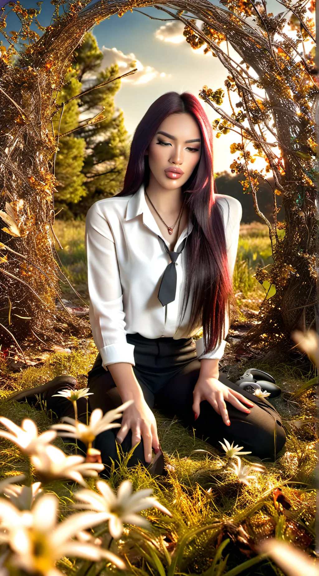 ai character: Kimberly Loaiza  background