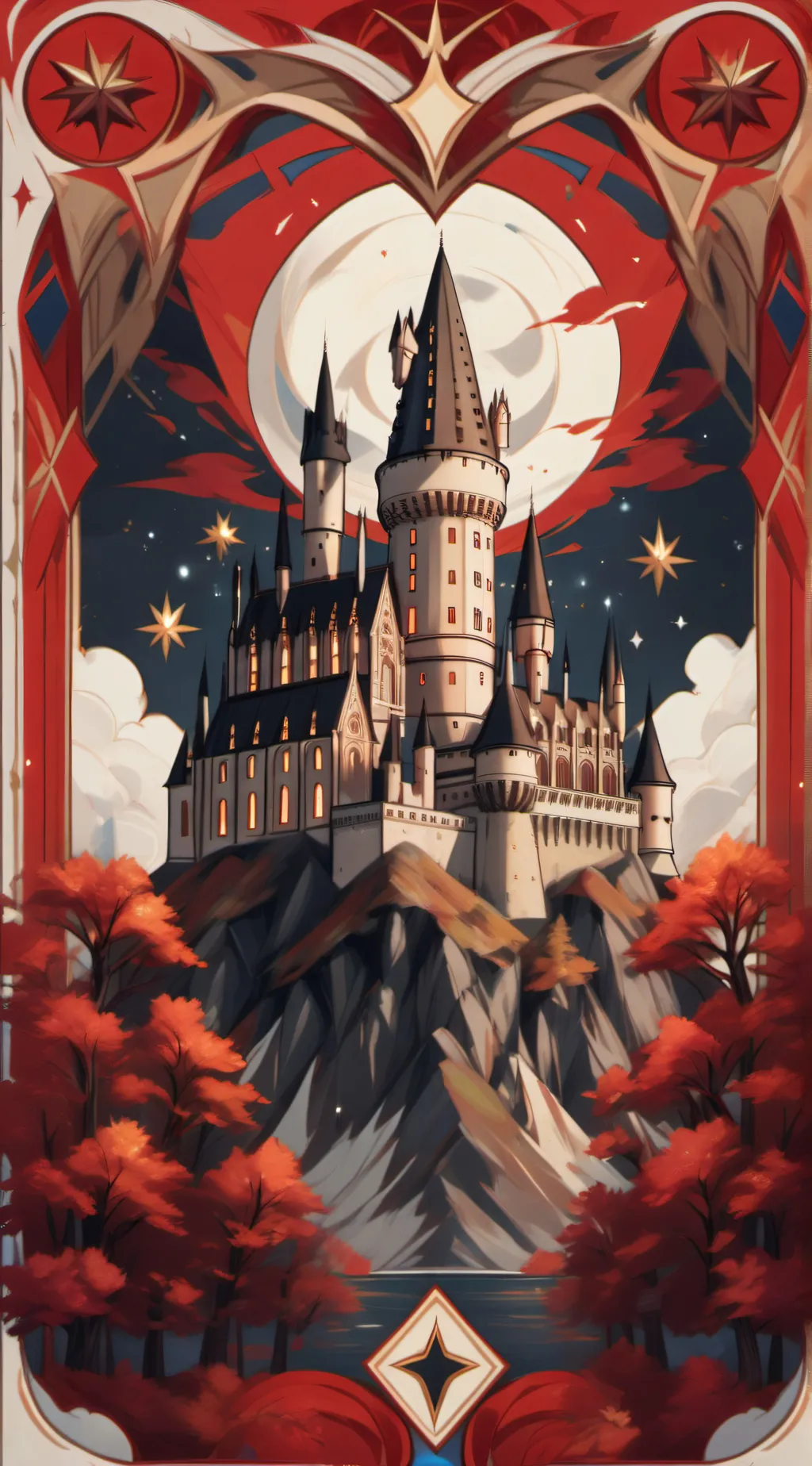 ai character: hogwarts background