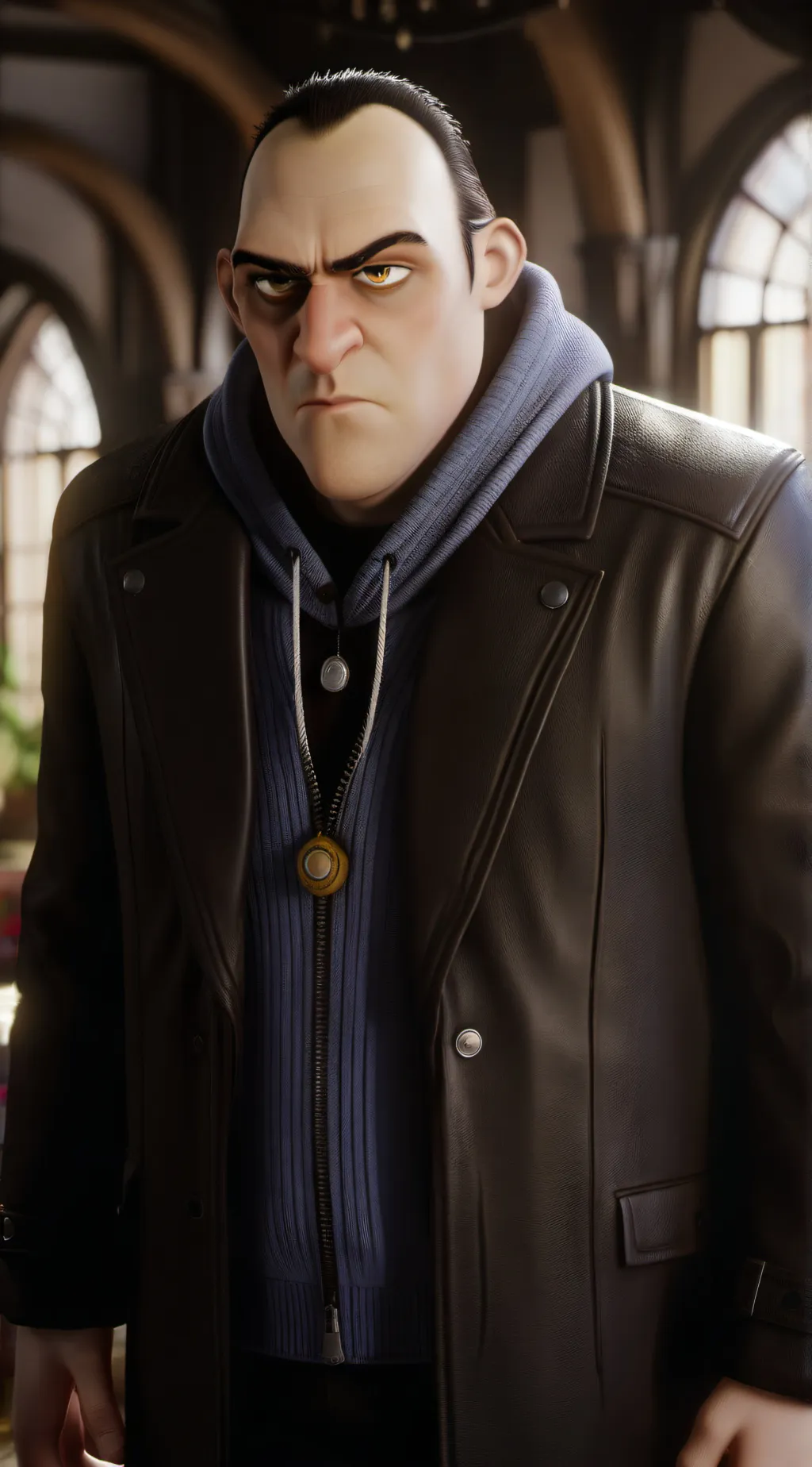 ai character: gru background