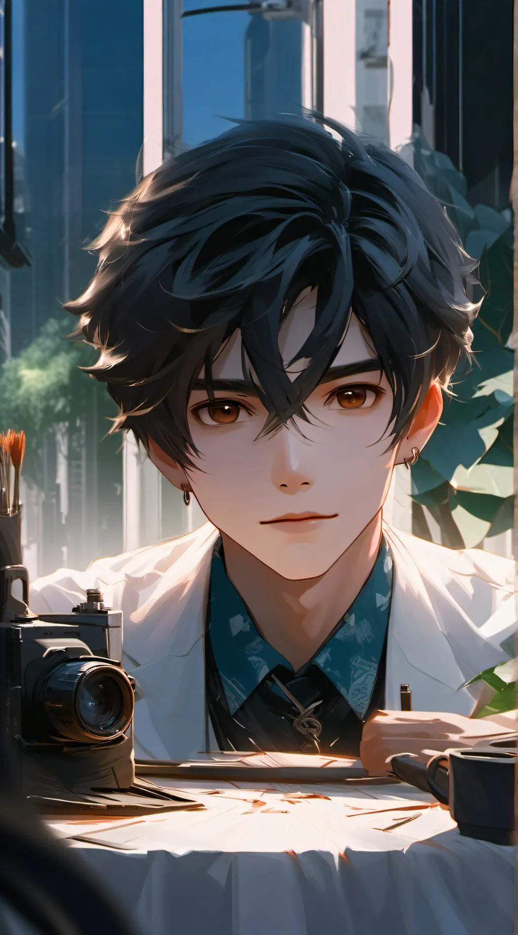 ai character: noah background