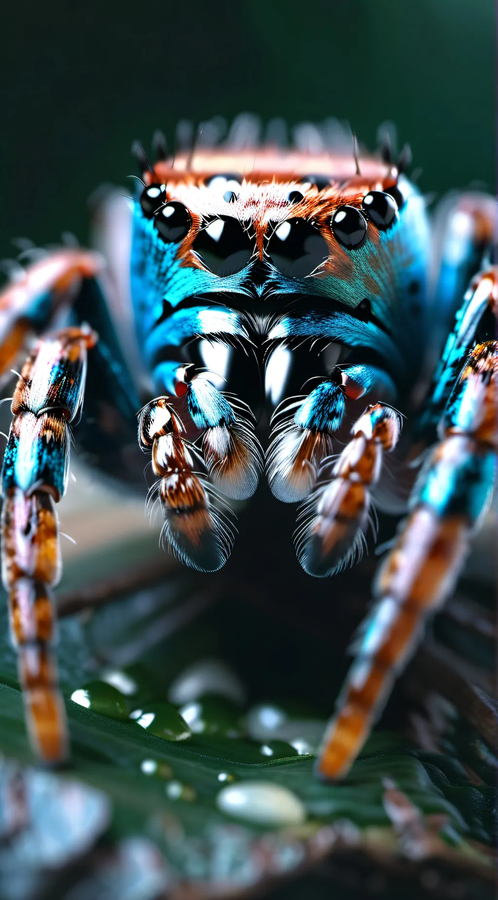 ai character: Sus spider background