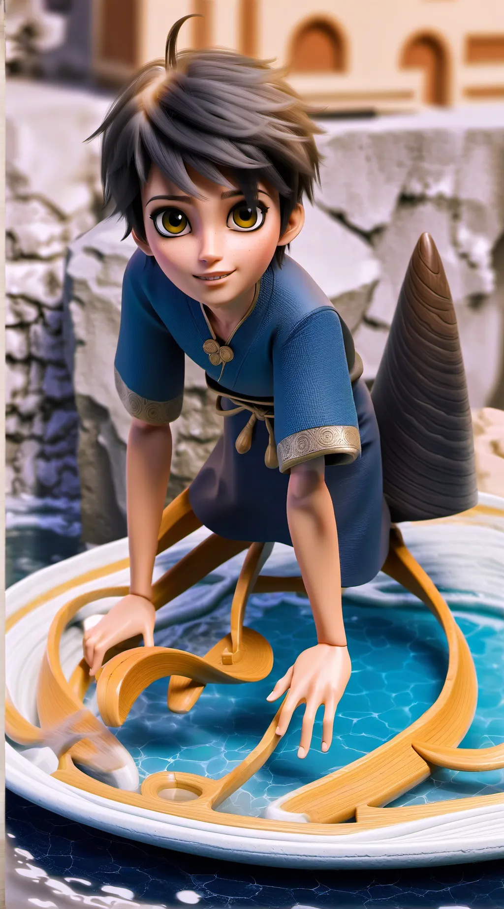 ai character: Mister noob background