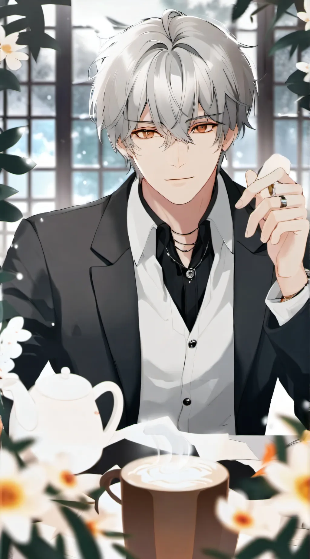 ai character: Izen background