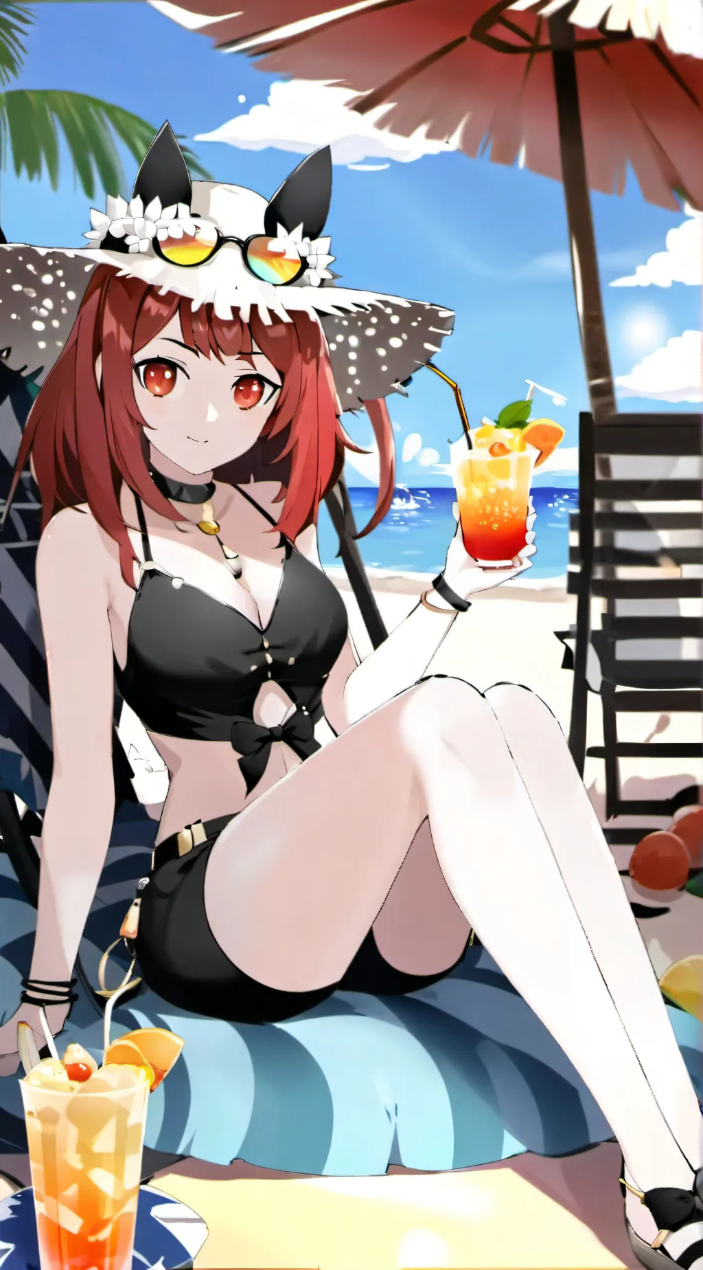 ai character: Touka background