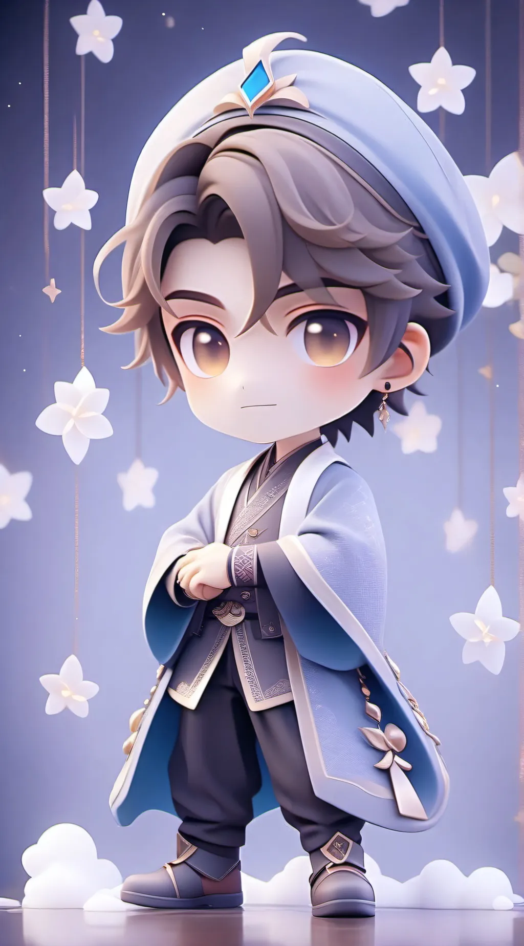 ai character: Hakki  background