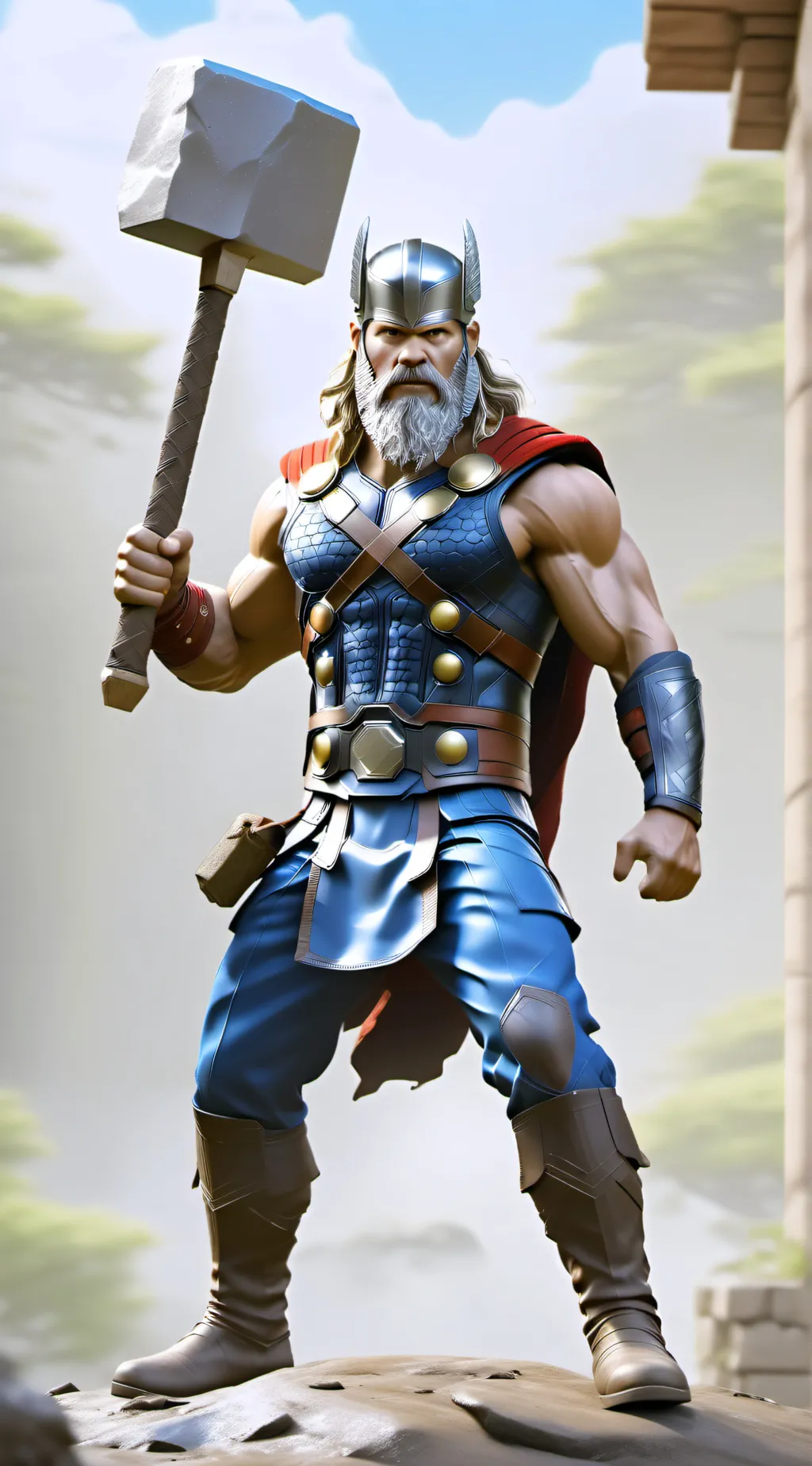 ai character: thor background