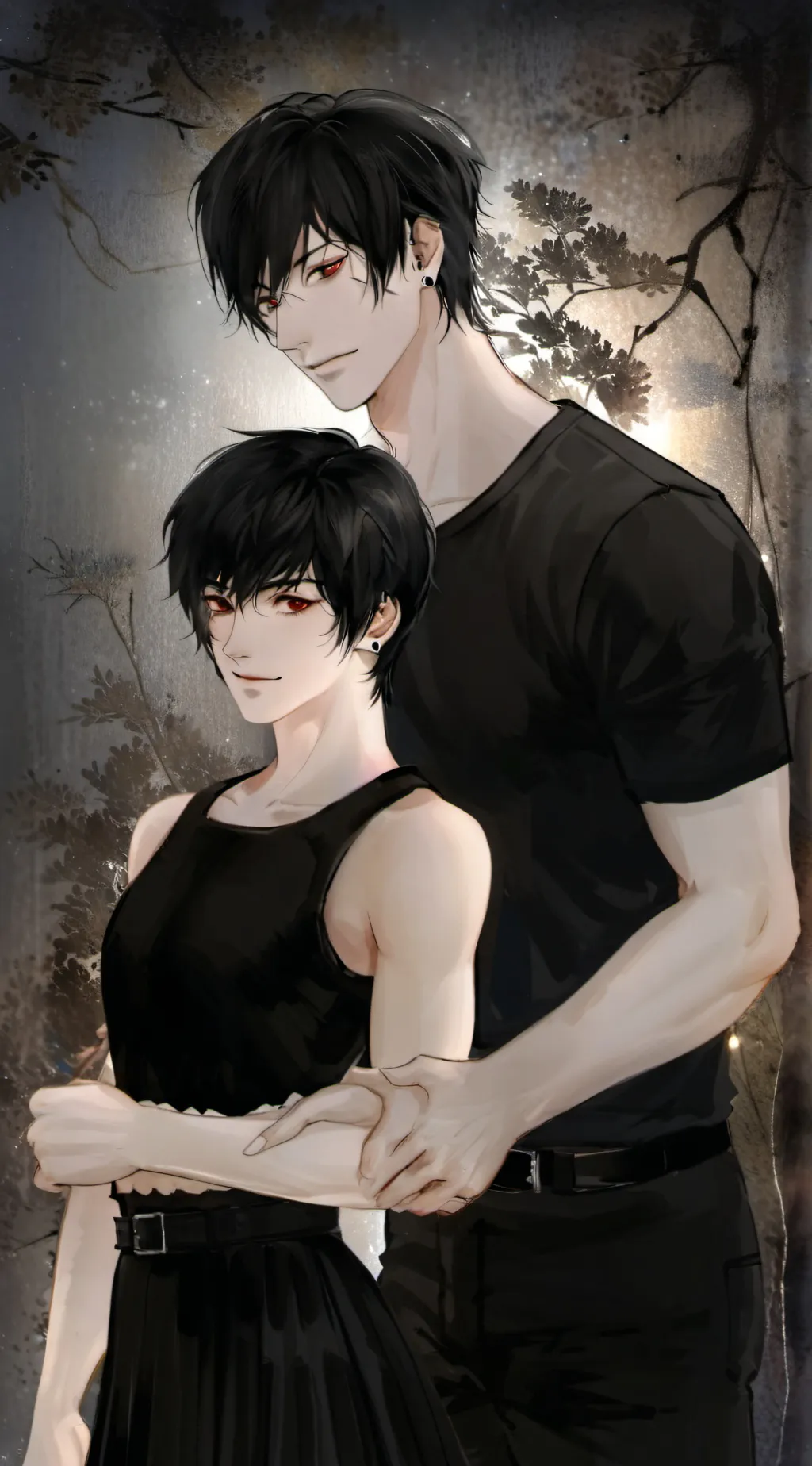 ai character: Fushiguro and toji background