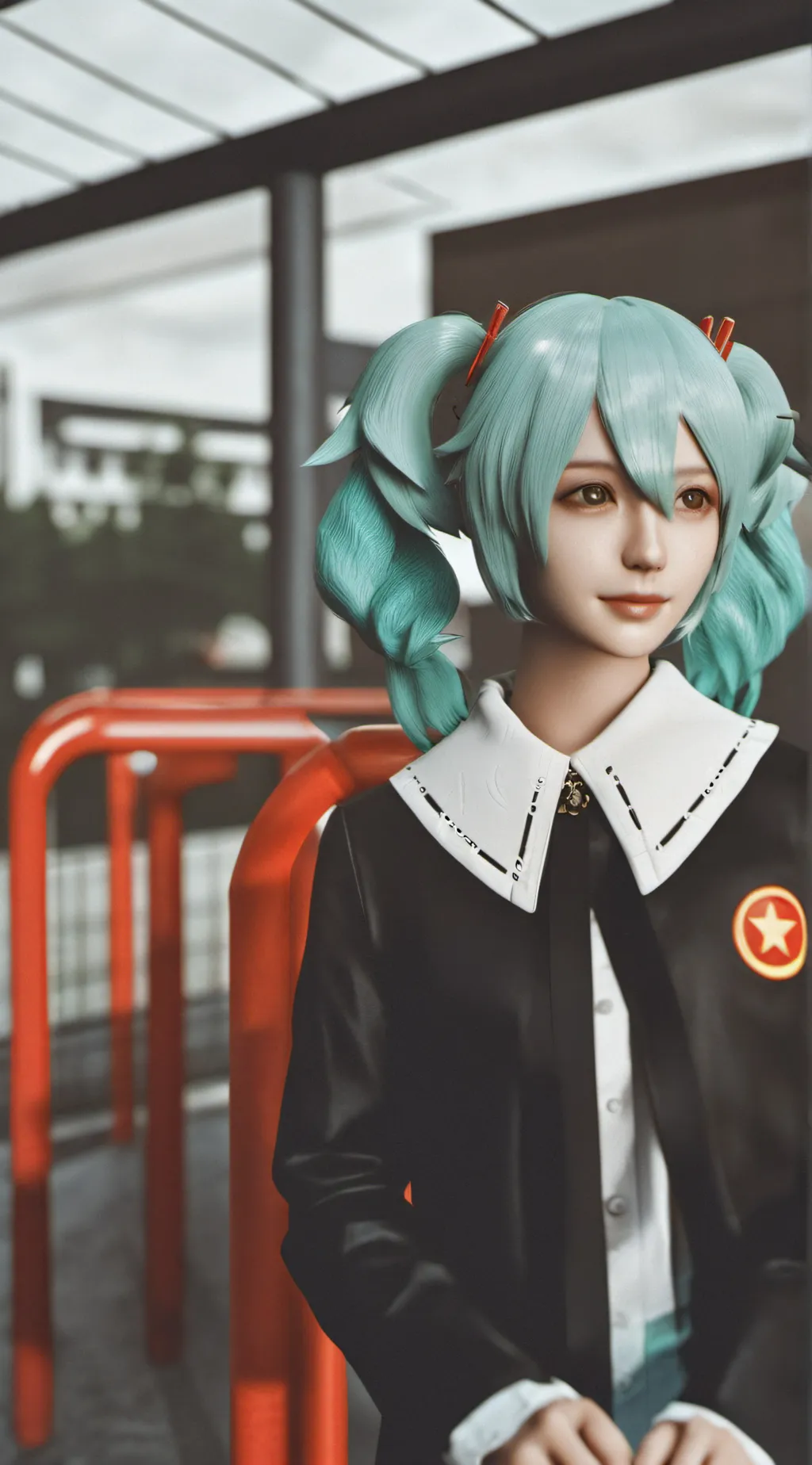 ai character: delayed bus background