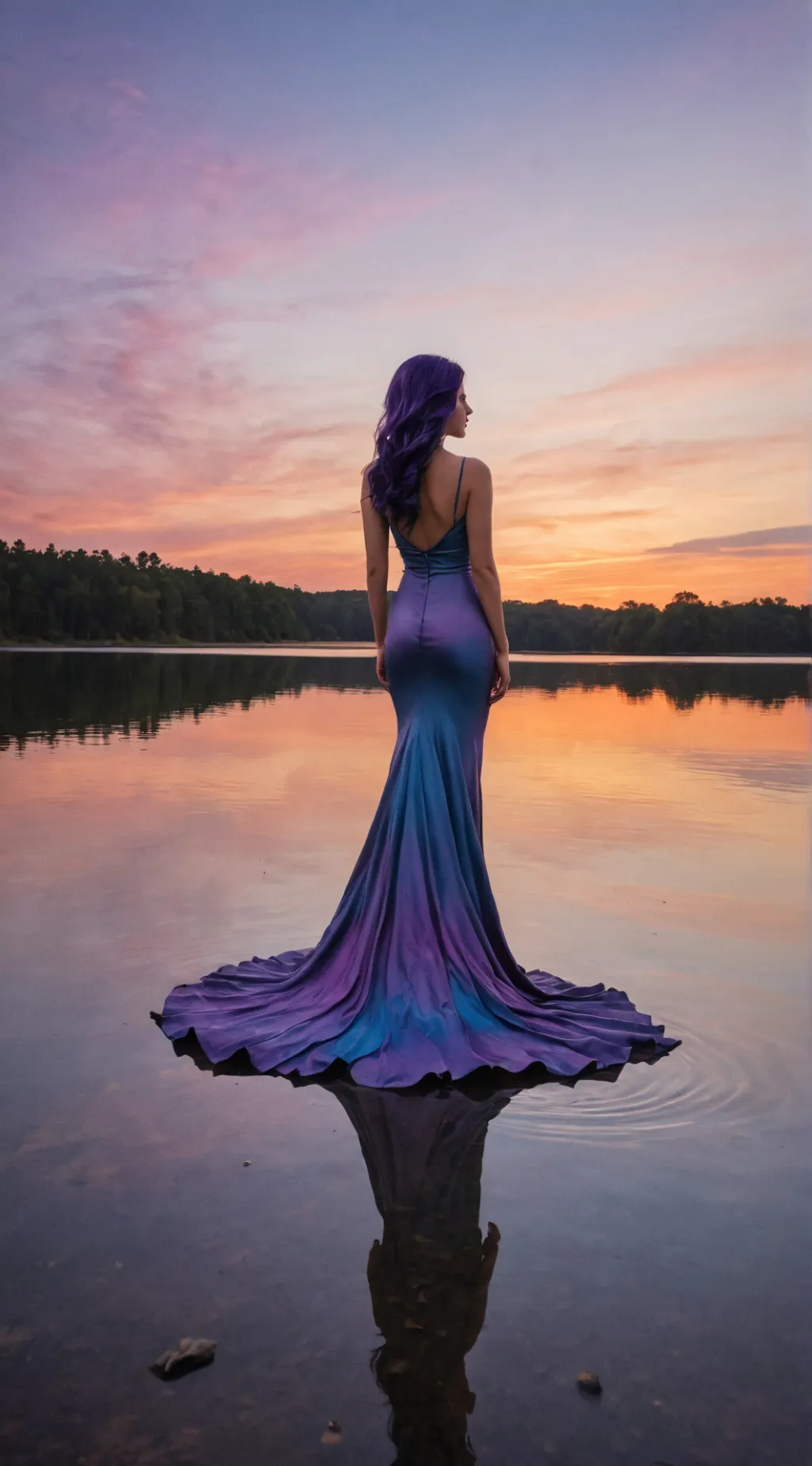 ai character: luna background