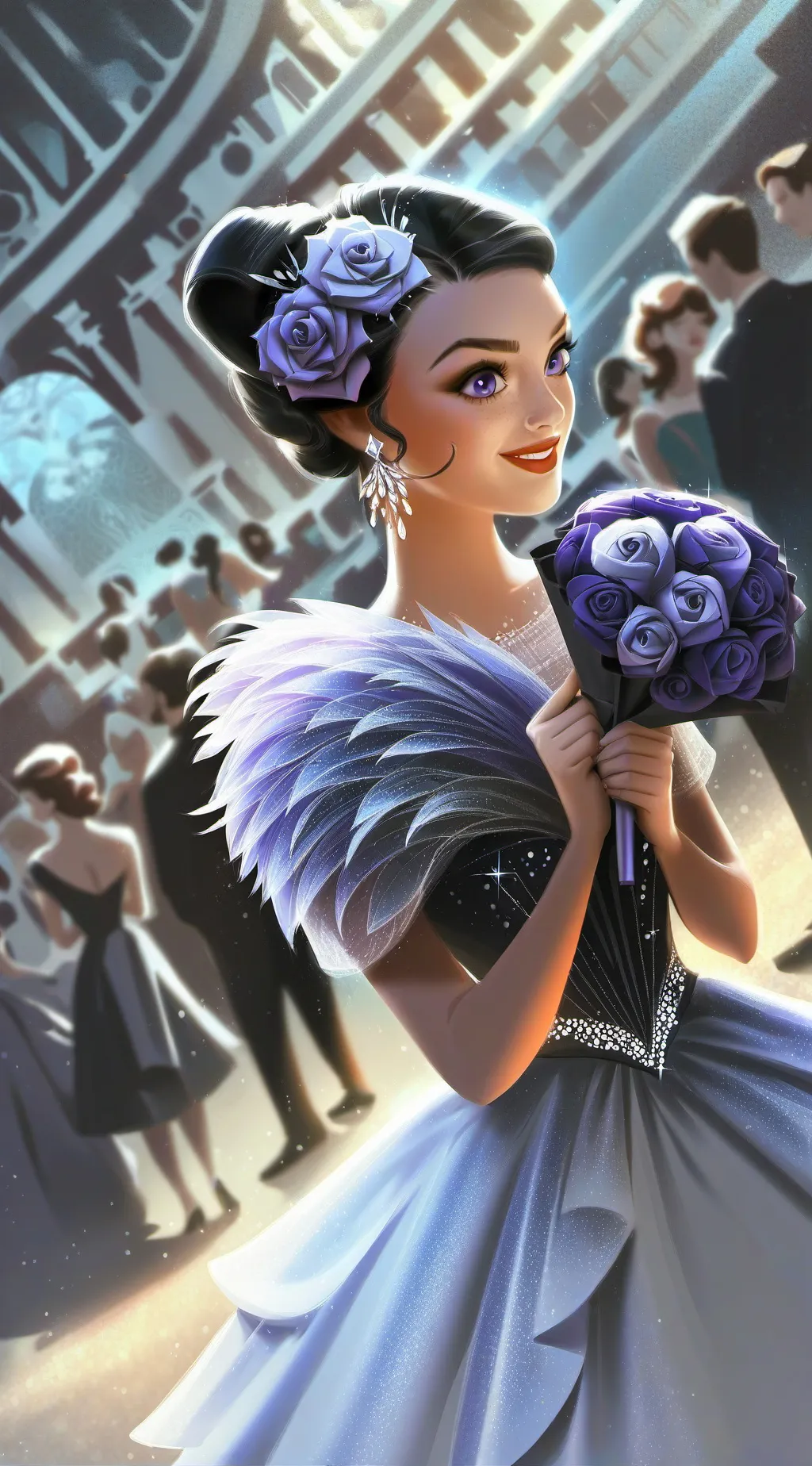 ai character: md prom background