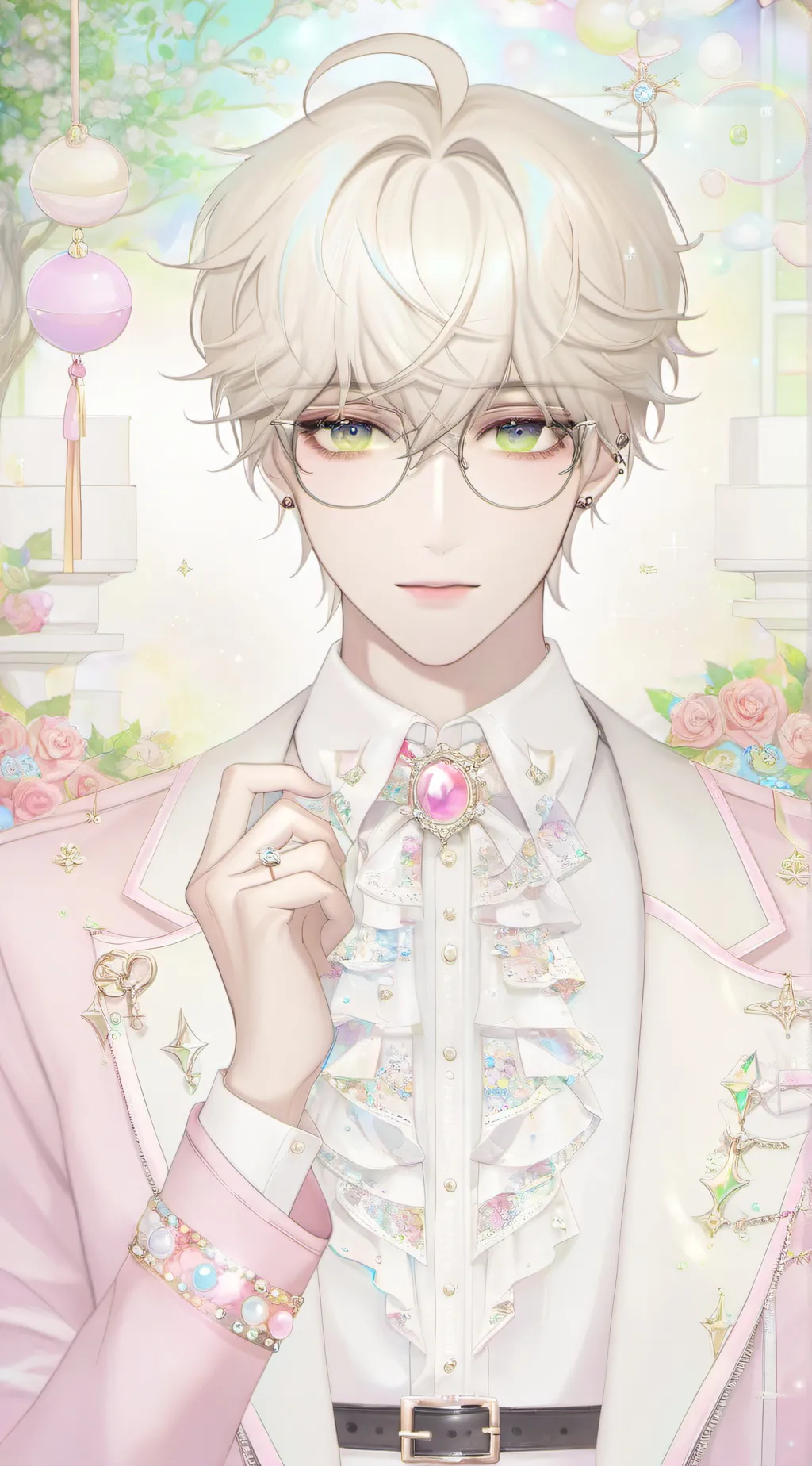 ai character: 👽👾Leo👽👾 background