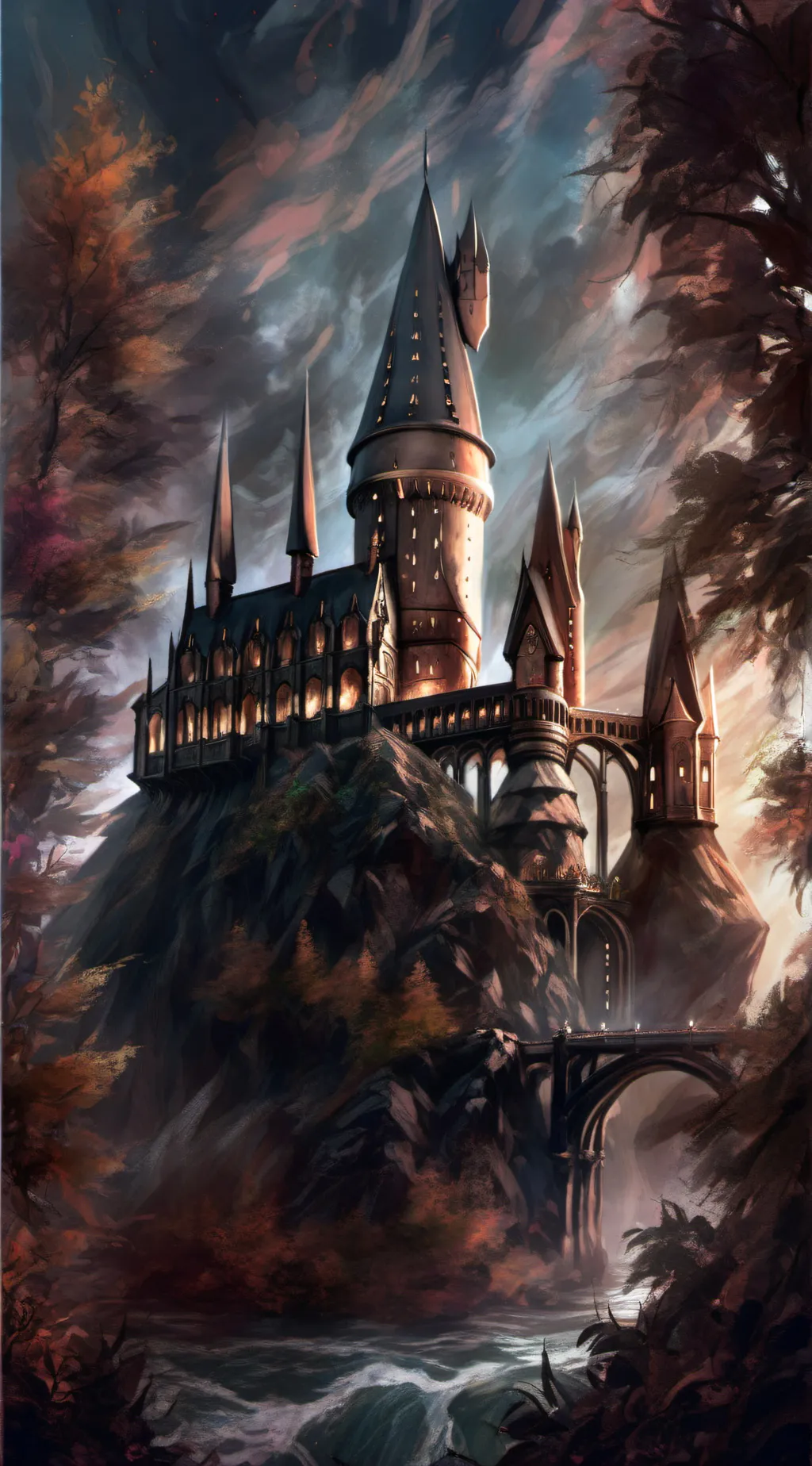 ai character: Hogwarts background