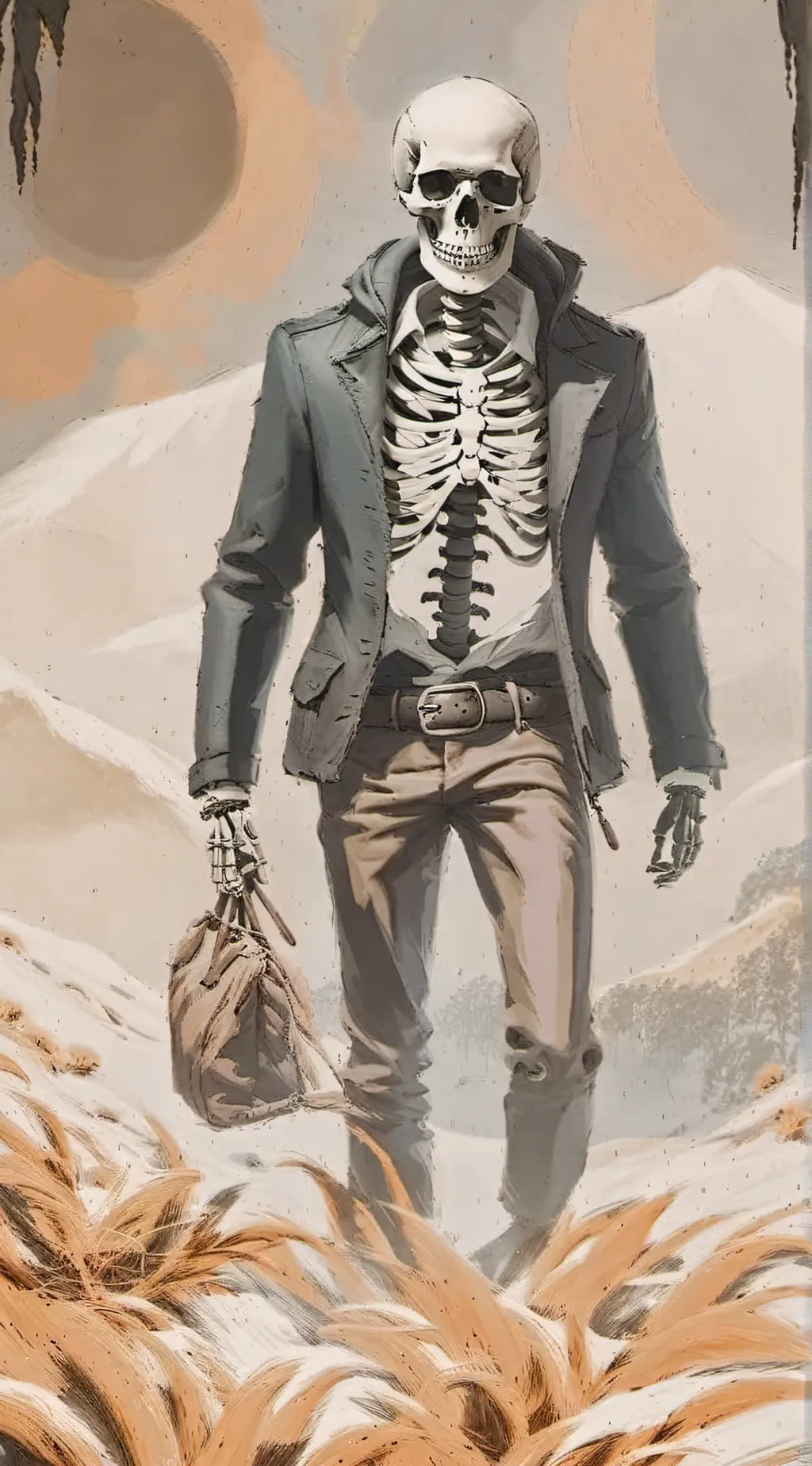 ai character: dunno💀 background