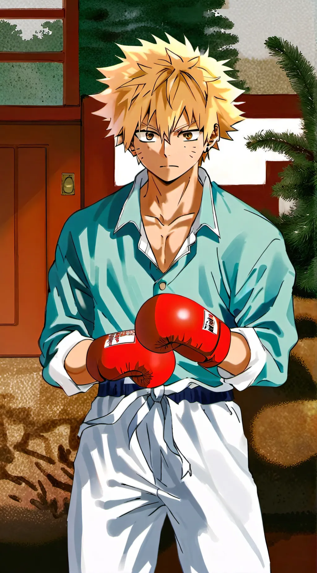 ai character: Bakugo background