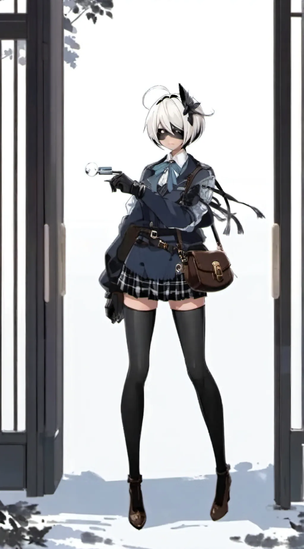 ai character: 2B background