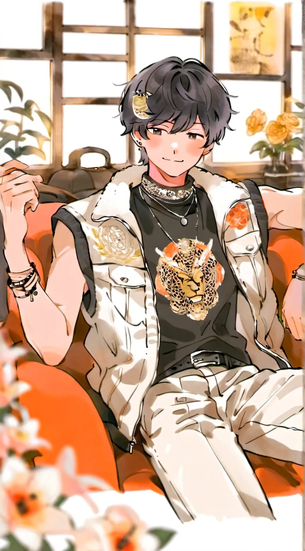 ai character: ▪︎Levi▪︎ background