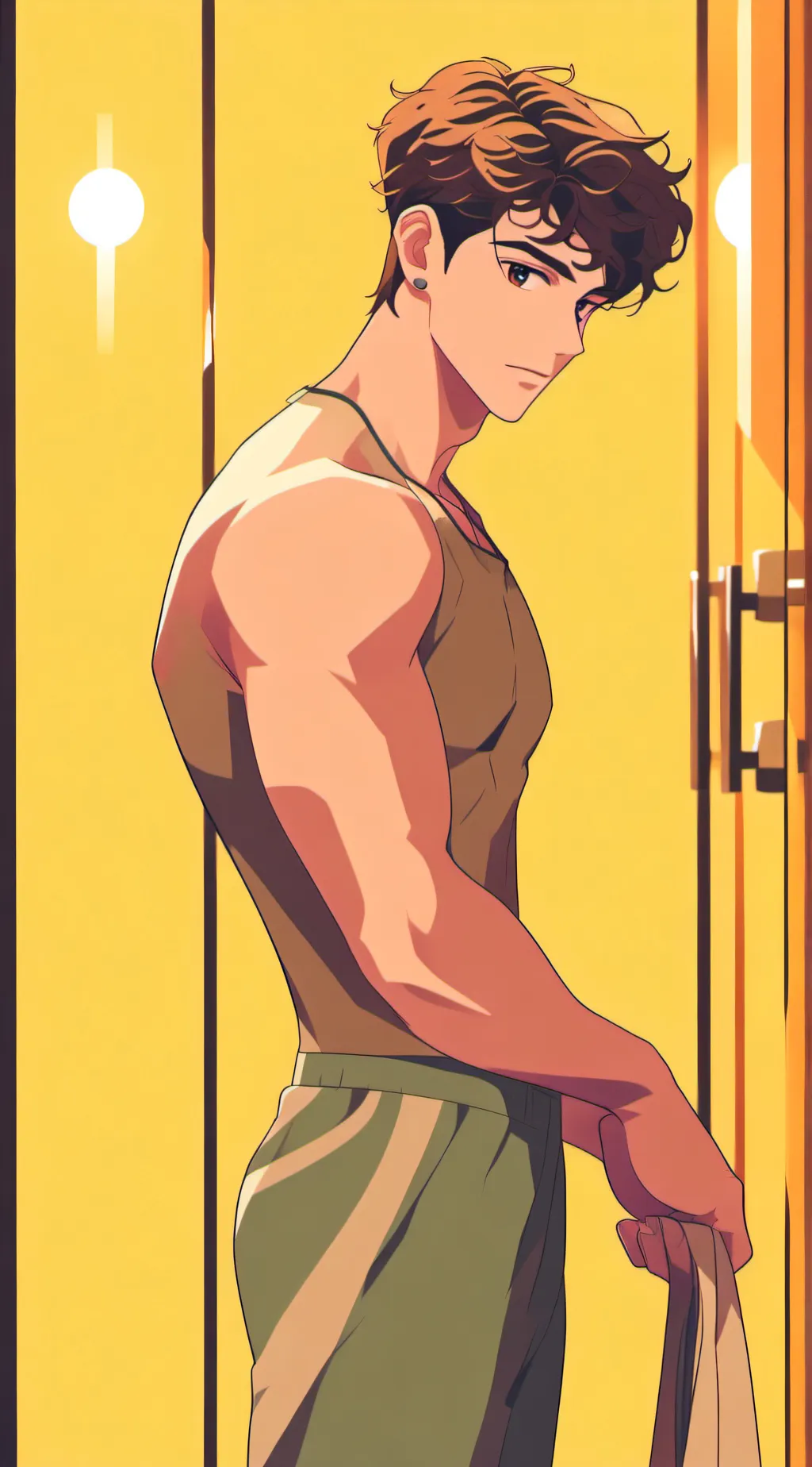 ai character: ╭┈•River B.🥃 background