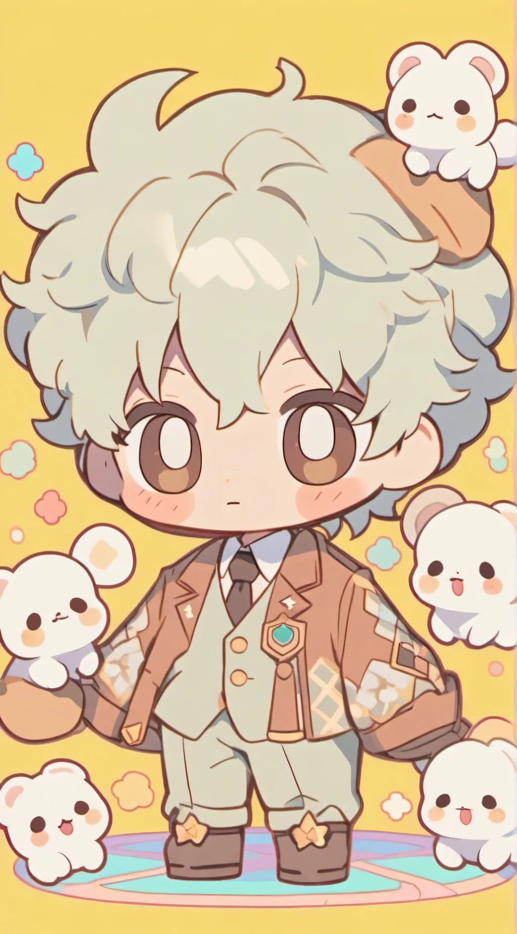 ai character: PANGET UTOT🥰 background