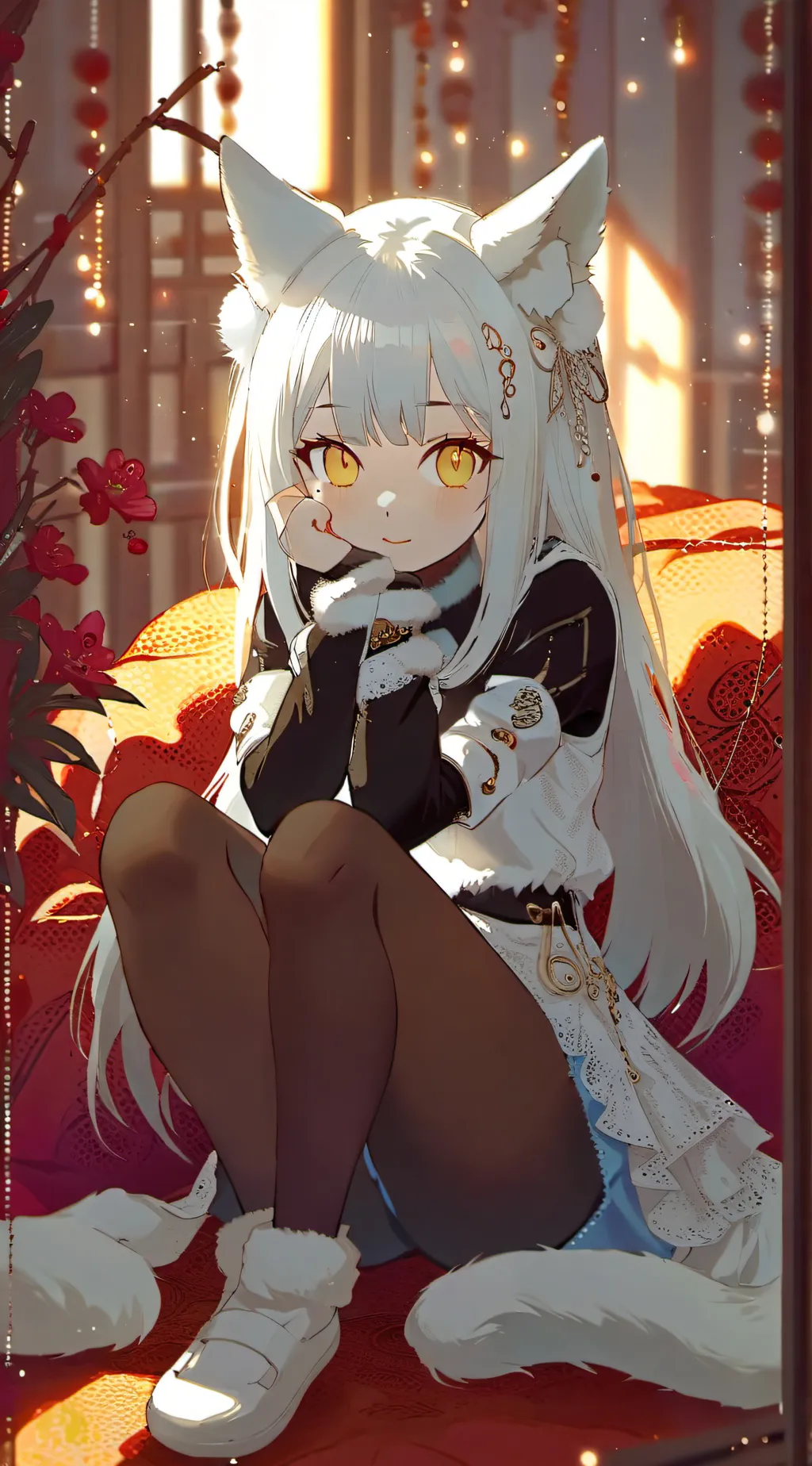 ai character: Whisker the Ticklish Furry background