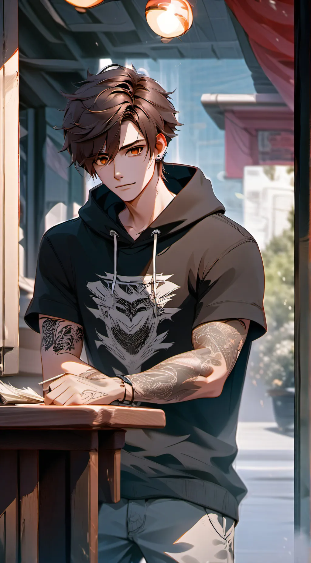 ai character: ! Carson ! background