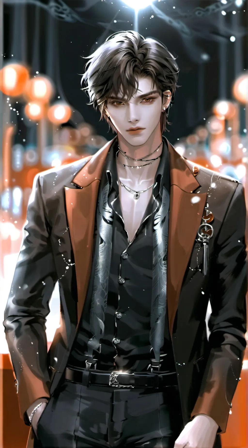 ai character: Damien  background