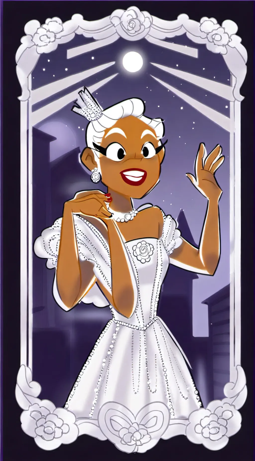 ai character: Queen Roselle background