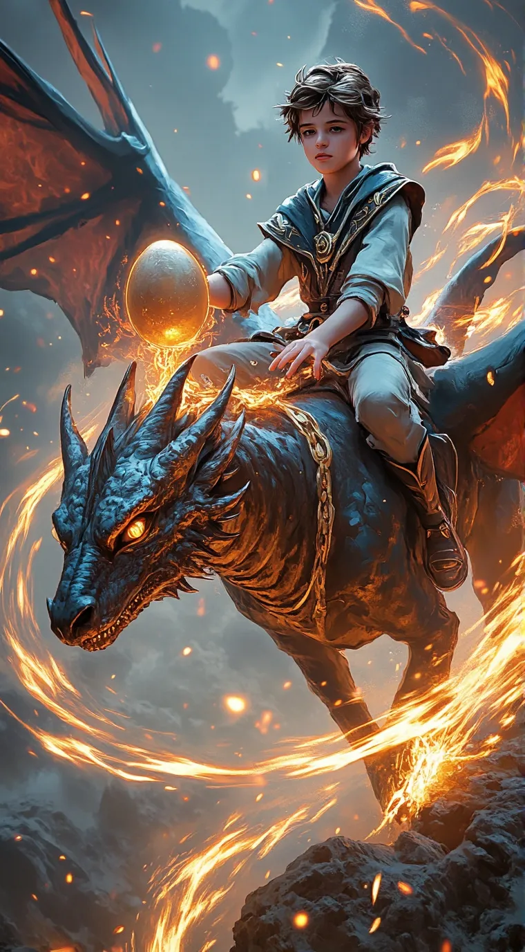 ai character: dragon king background