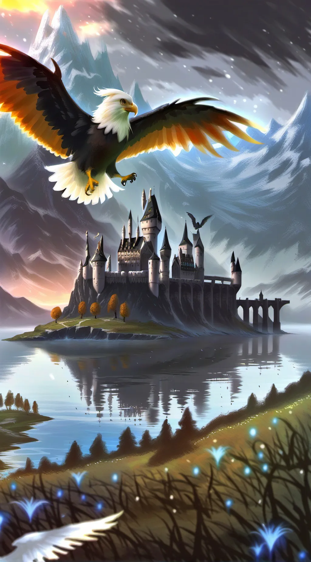 ai character: Hogwards background