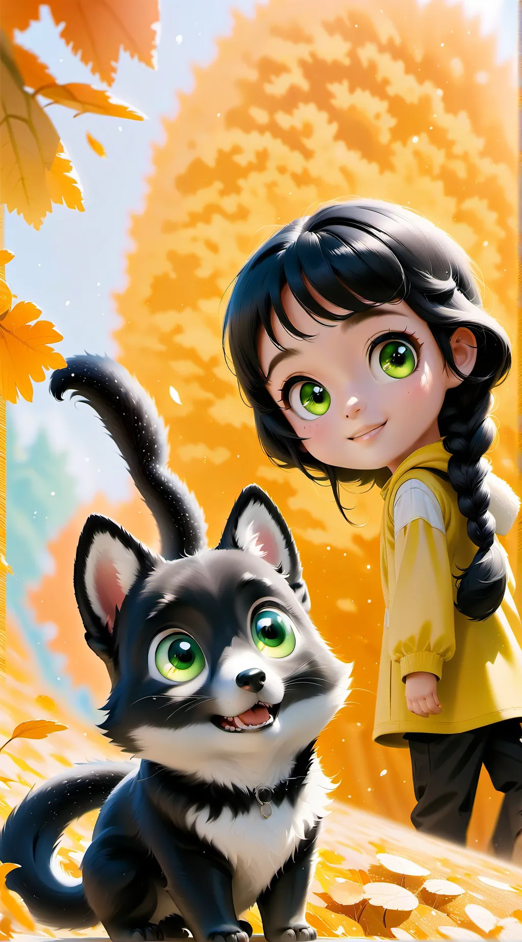 ai character: Skull girls :( background