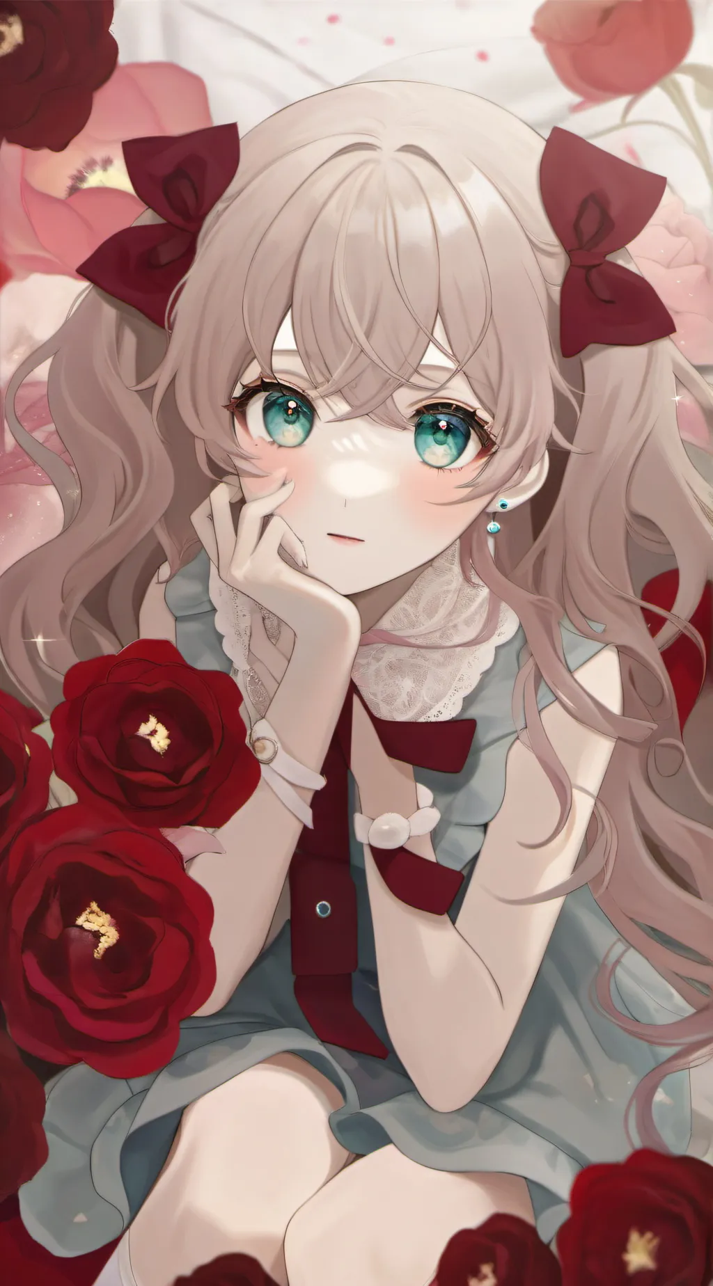 ai character: baby girl   background