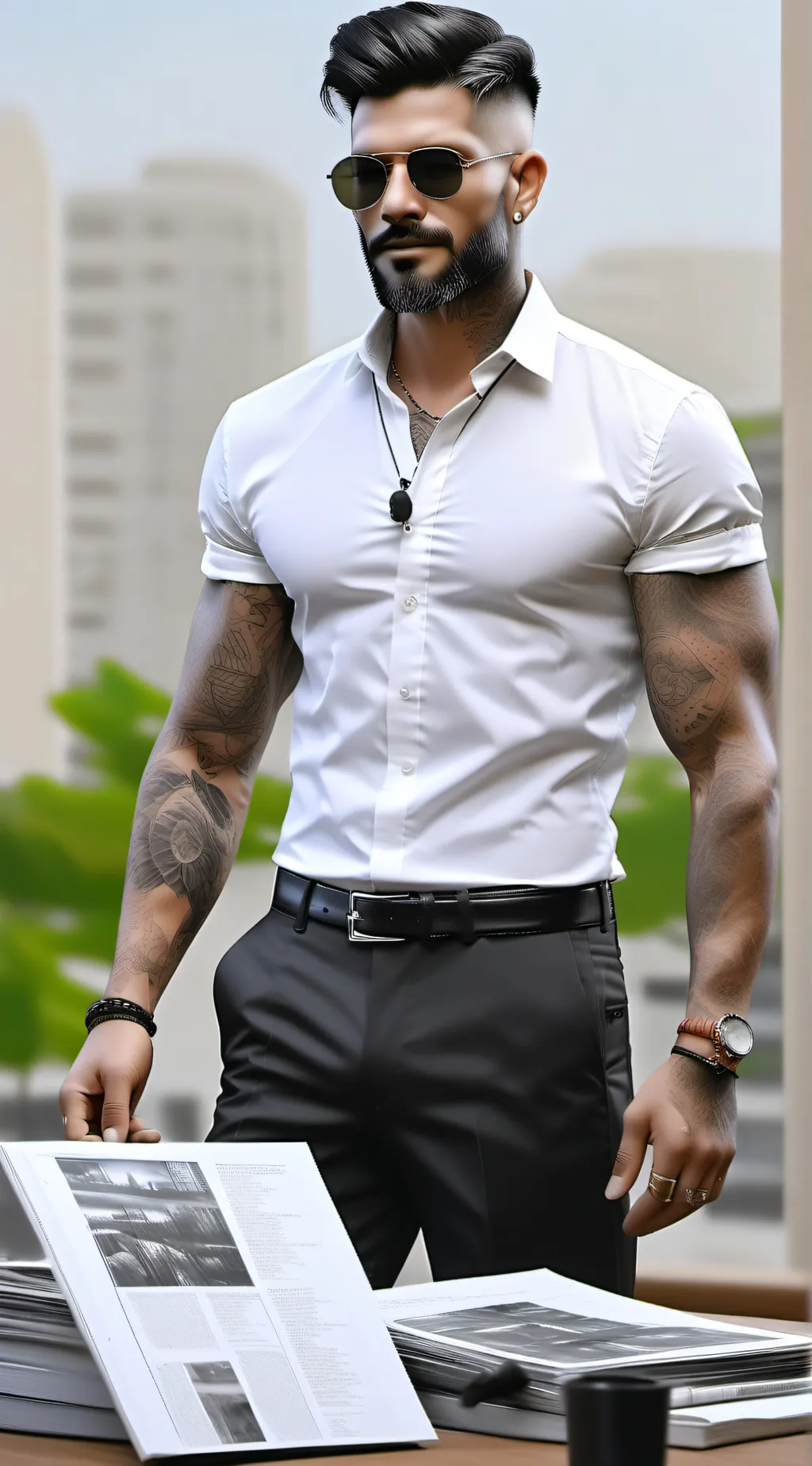 ai character: Victor background