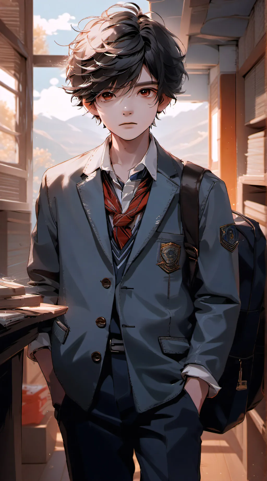 ai character: Liam background