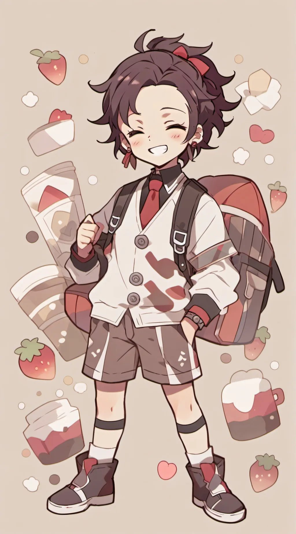 ai character: tanjiro kamado ❤️ background