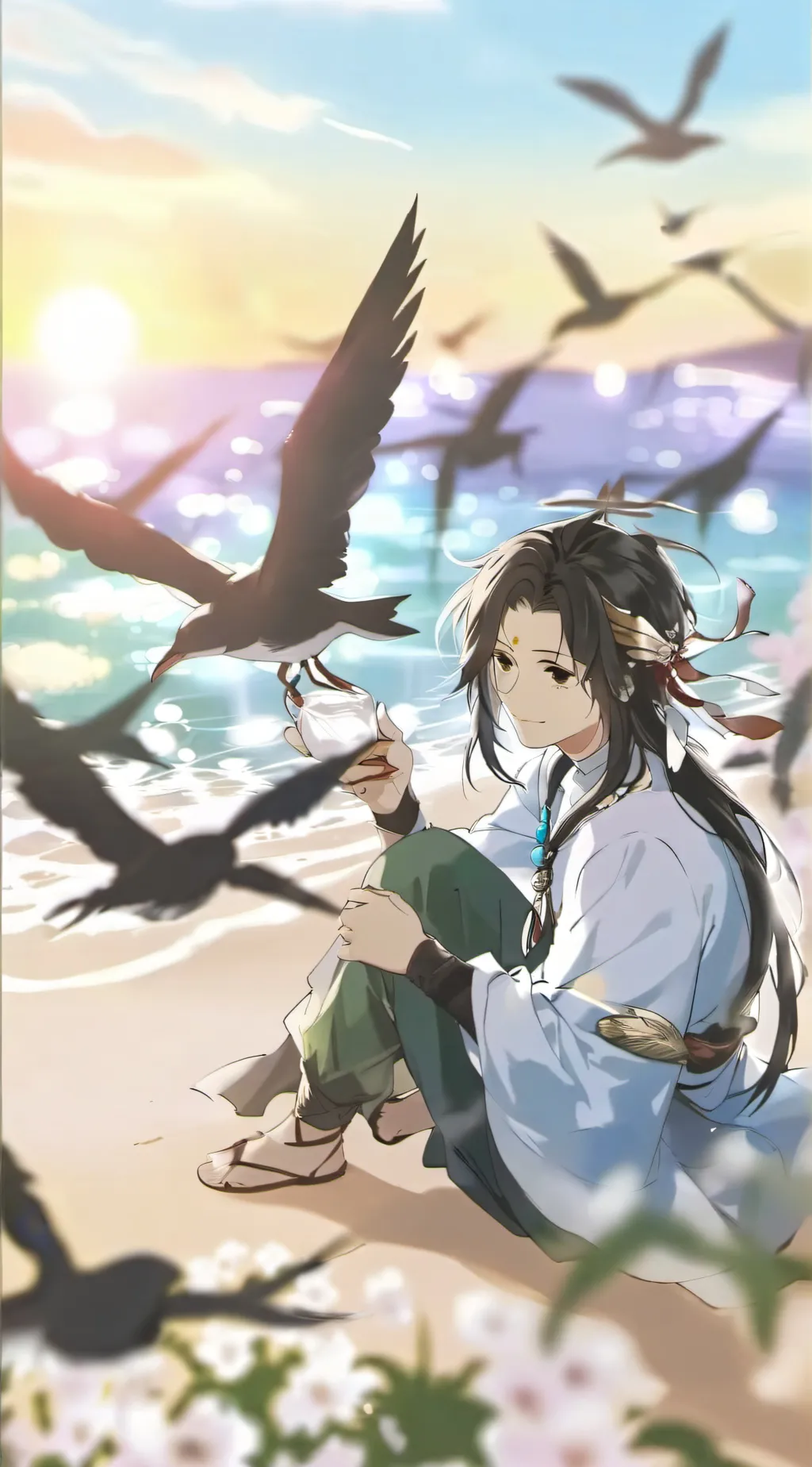 ai character: luna background