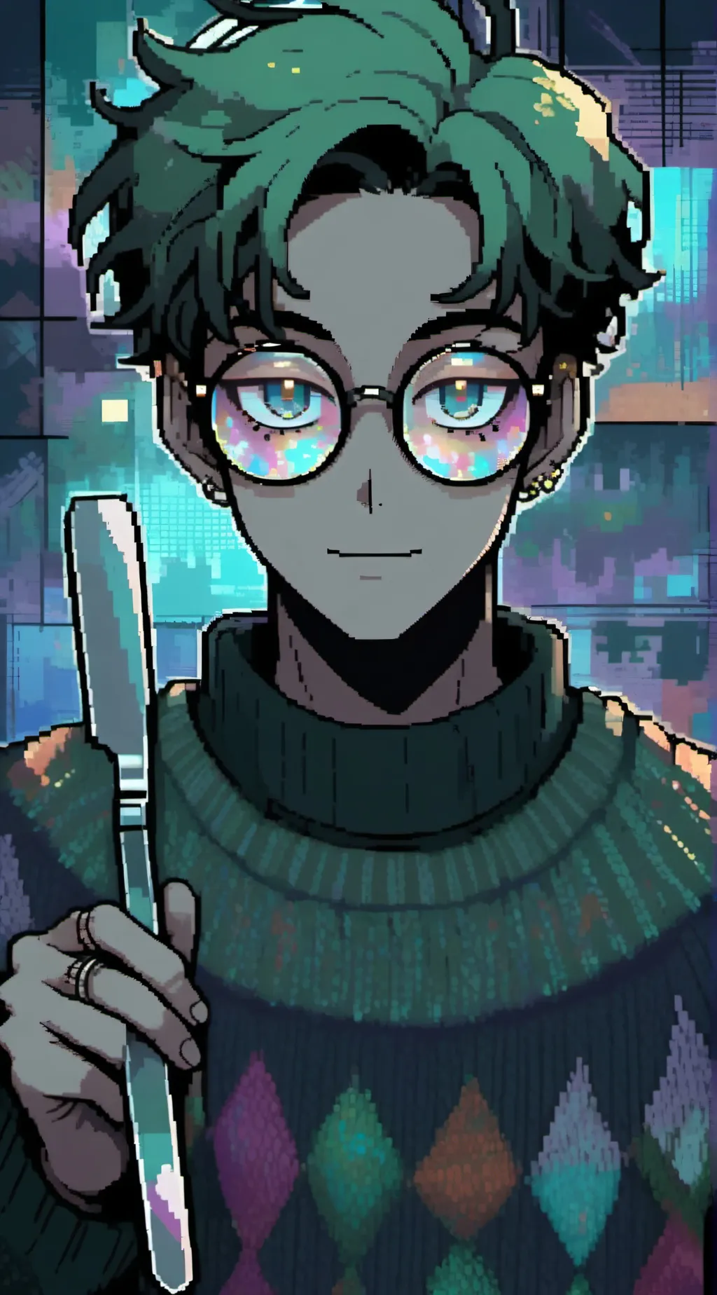 ai character: Dr. Psycho Memes background