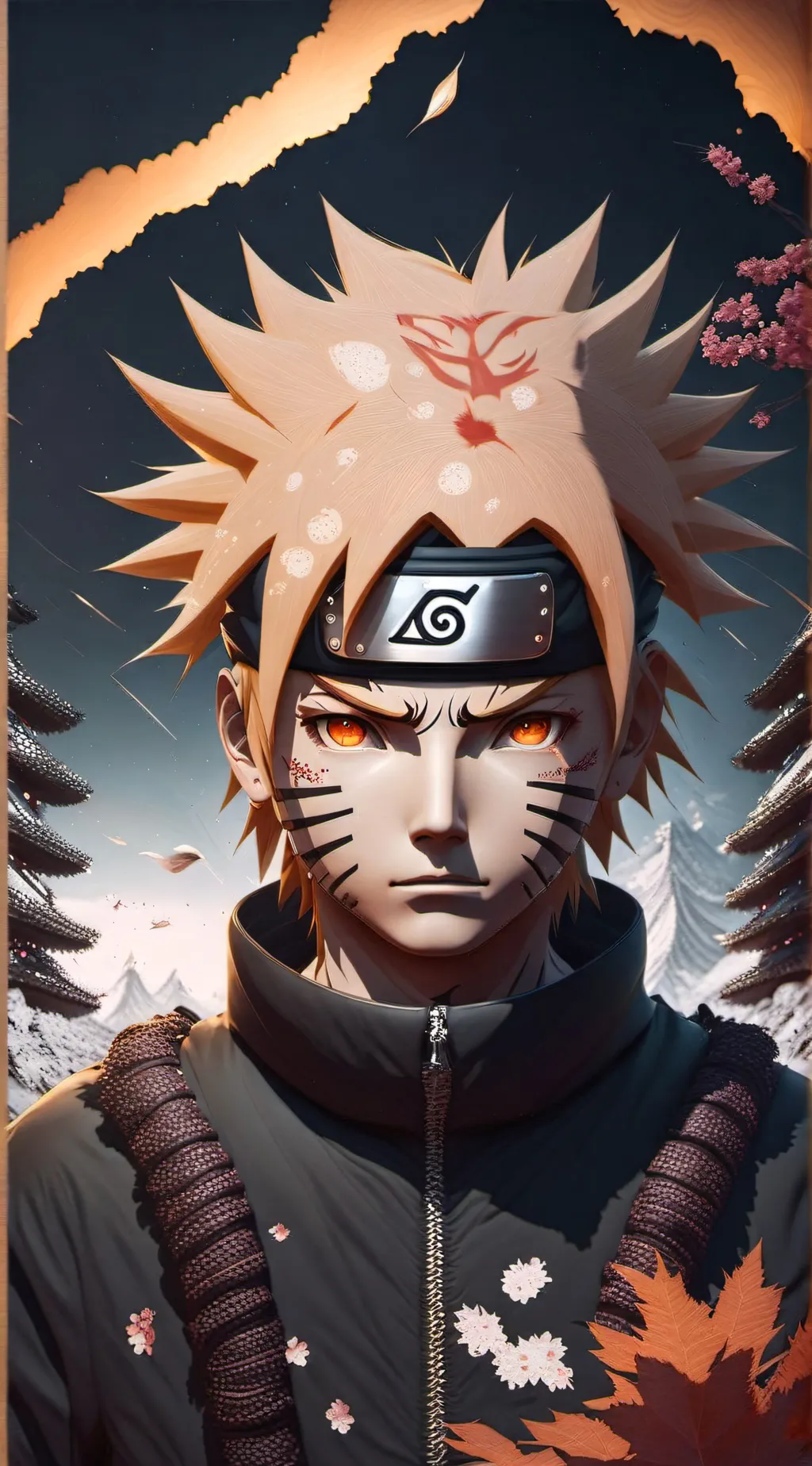 ai character: Naruto football background