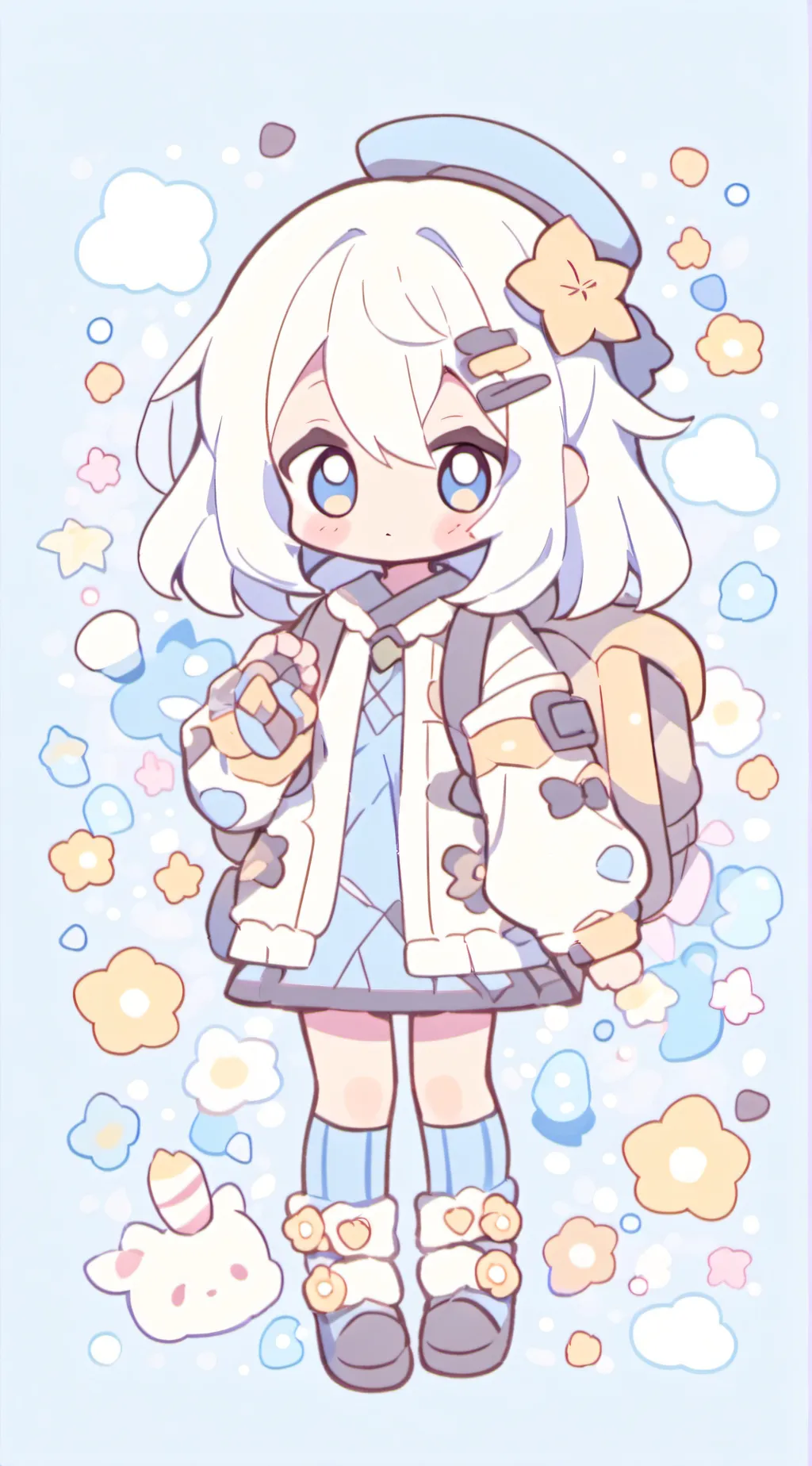 ai character: SC x MC background