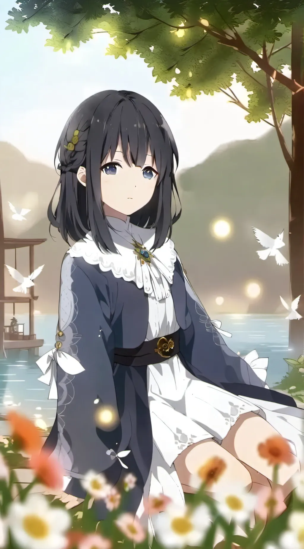 ai character: Luna background