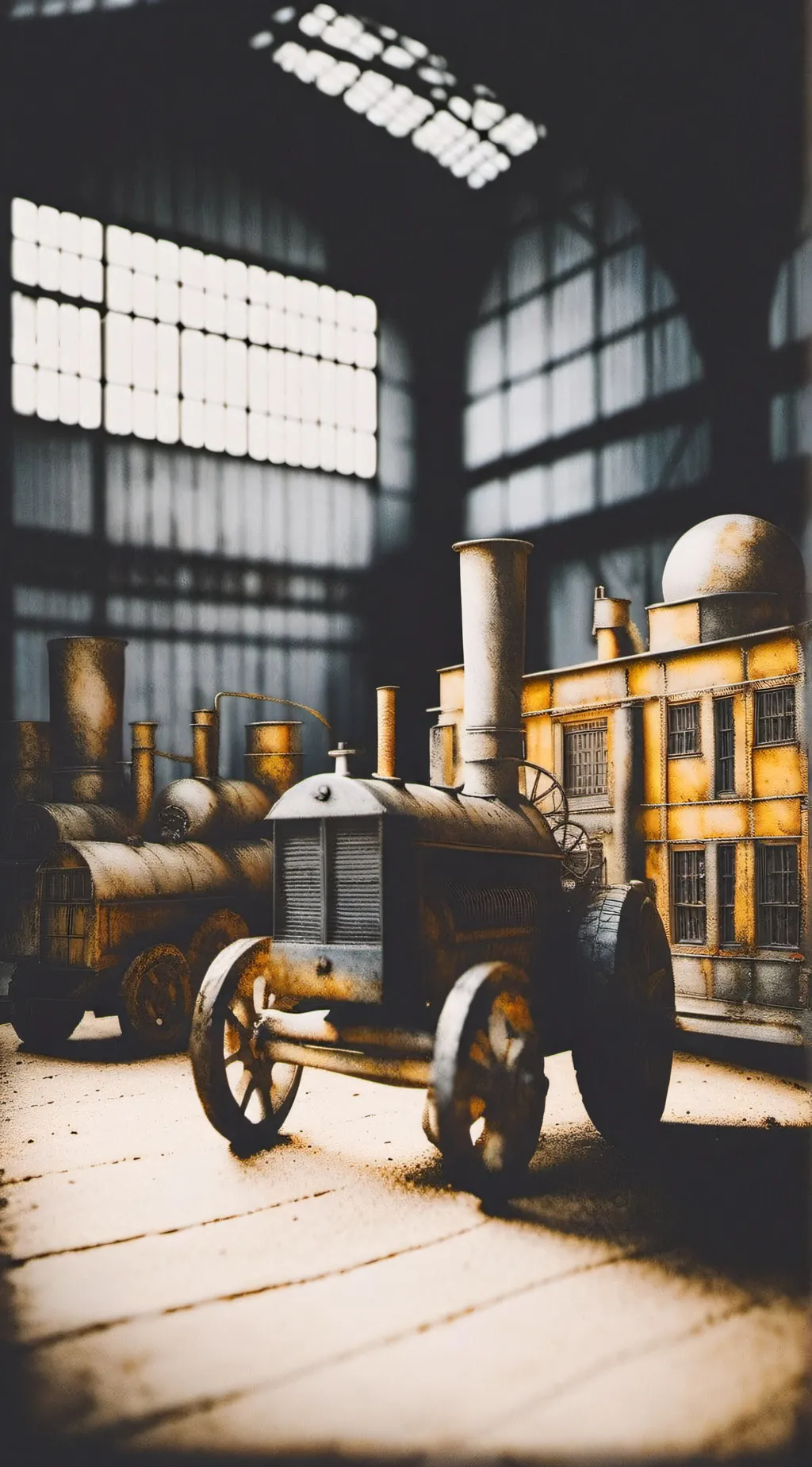 ai character: smilling critters background