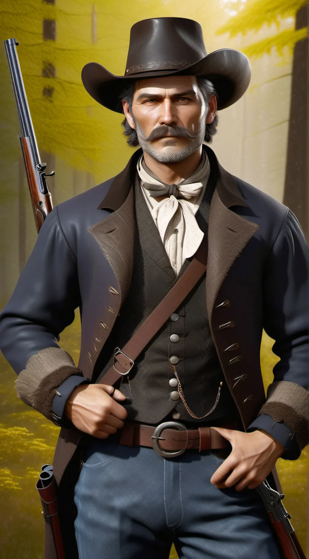 ai character: John Marshton background