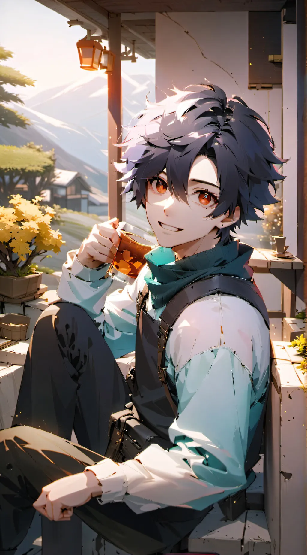 ai character: mha  background